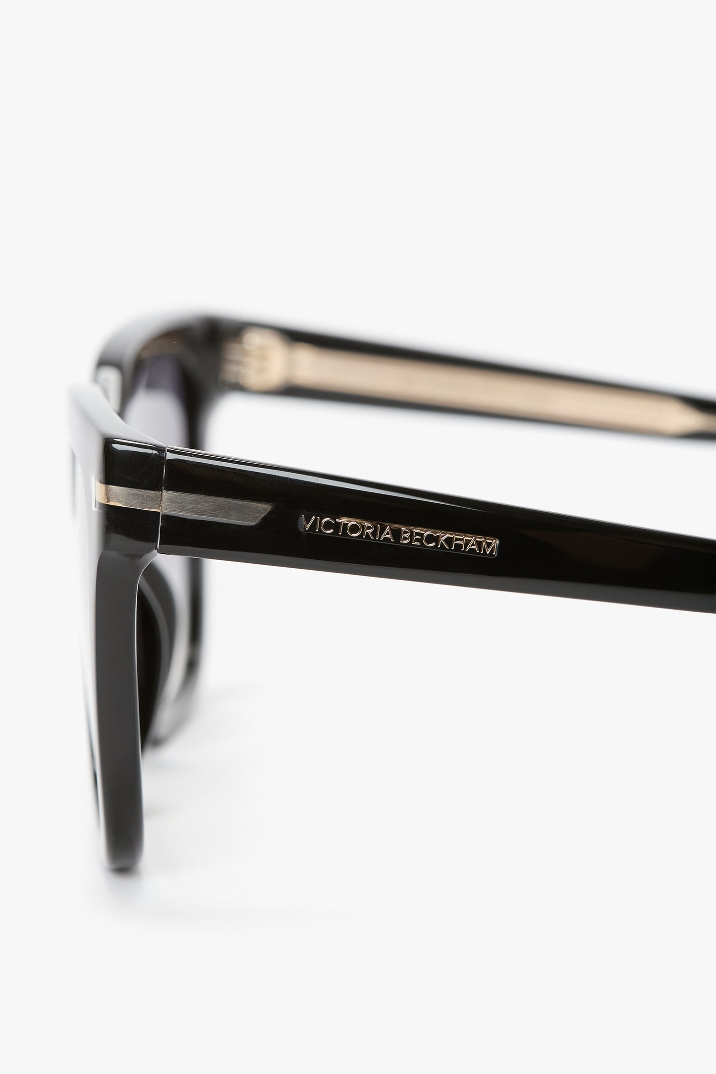 Oversized Acetate Sunglasses in Black