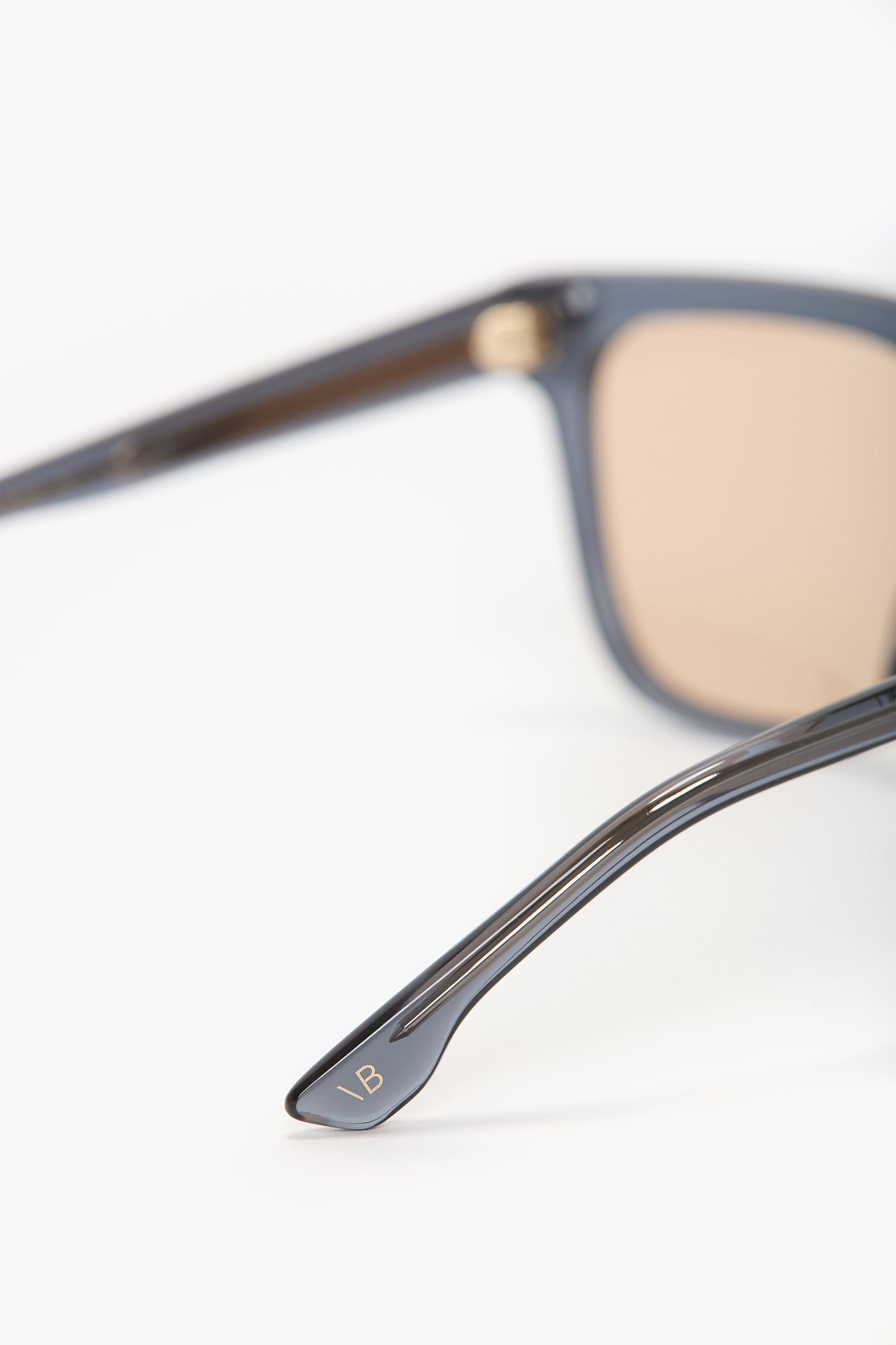 Oversized Acetate Sunglasses In Transparent Blue