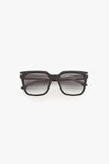 Oversized Acetate Sunglasses in Black