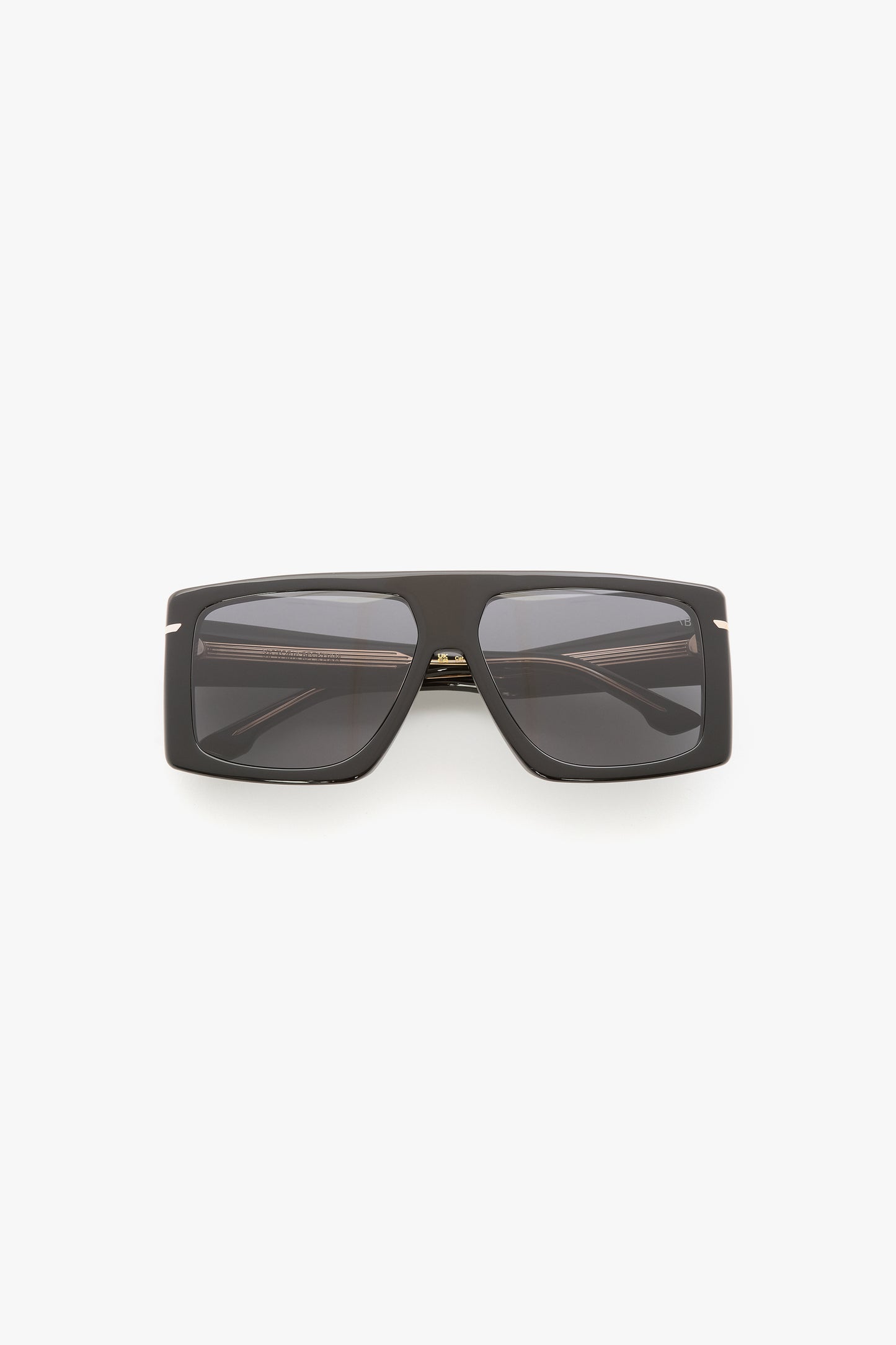 Oversized Flat Top Frame In Black