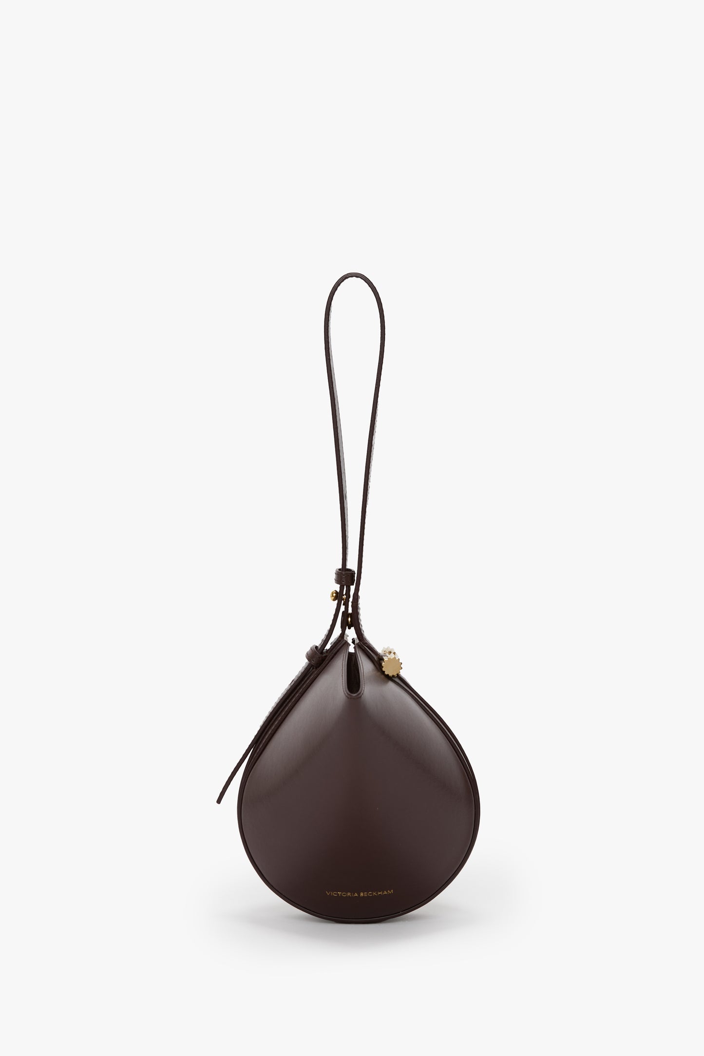 Portofino Dia Clutch In Dark Burgundy Leather