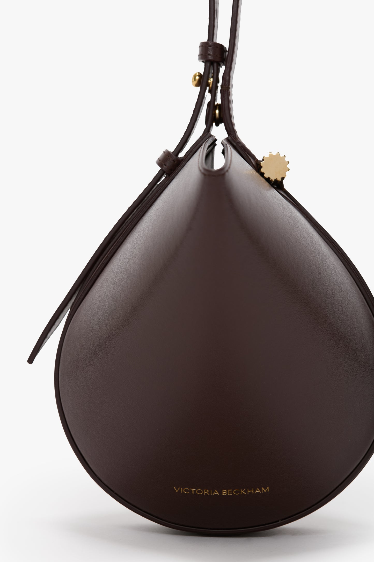 Portofino Dia Clutch In Dark Burgundy Leather