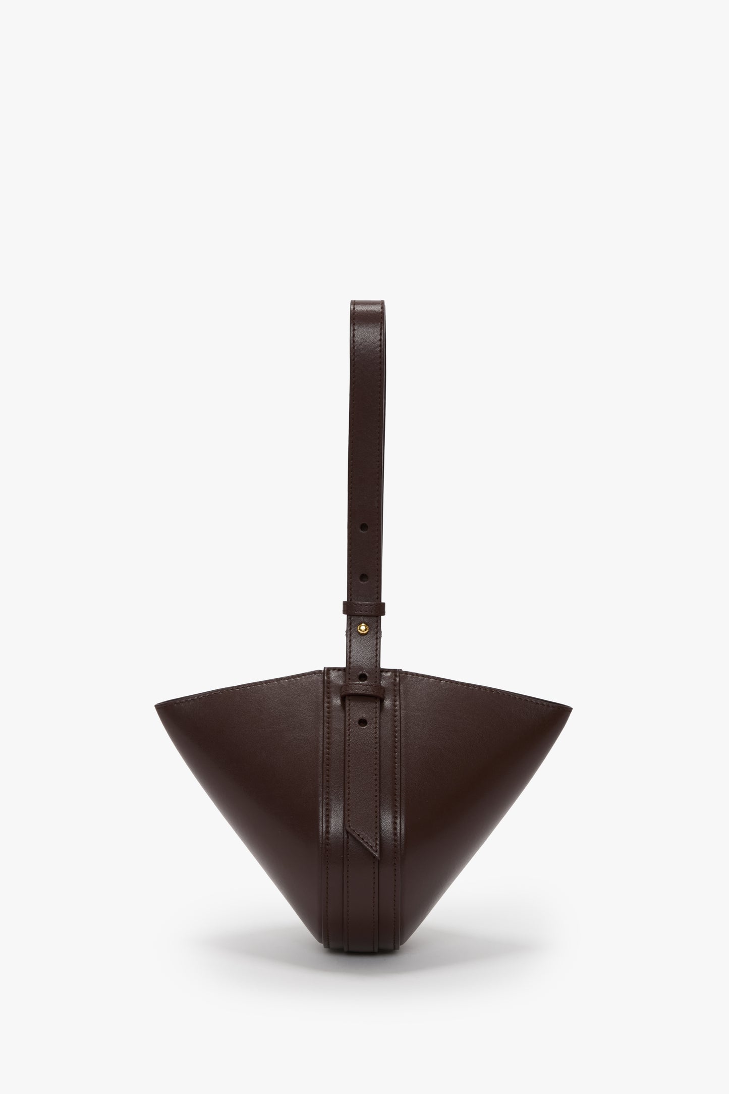 Portofino Dia Clutch In Dark Burgundy Leather