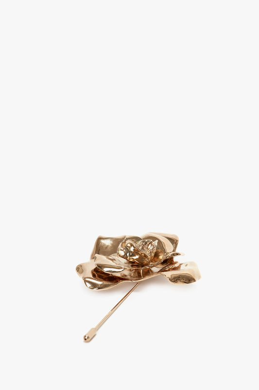 Exclusive Flower Brooch In Gold