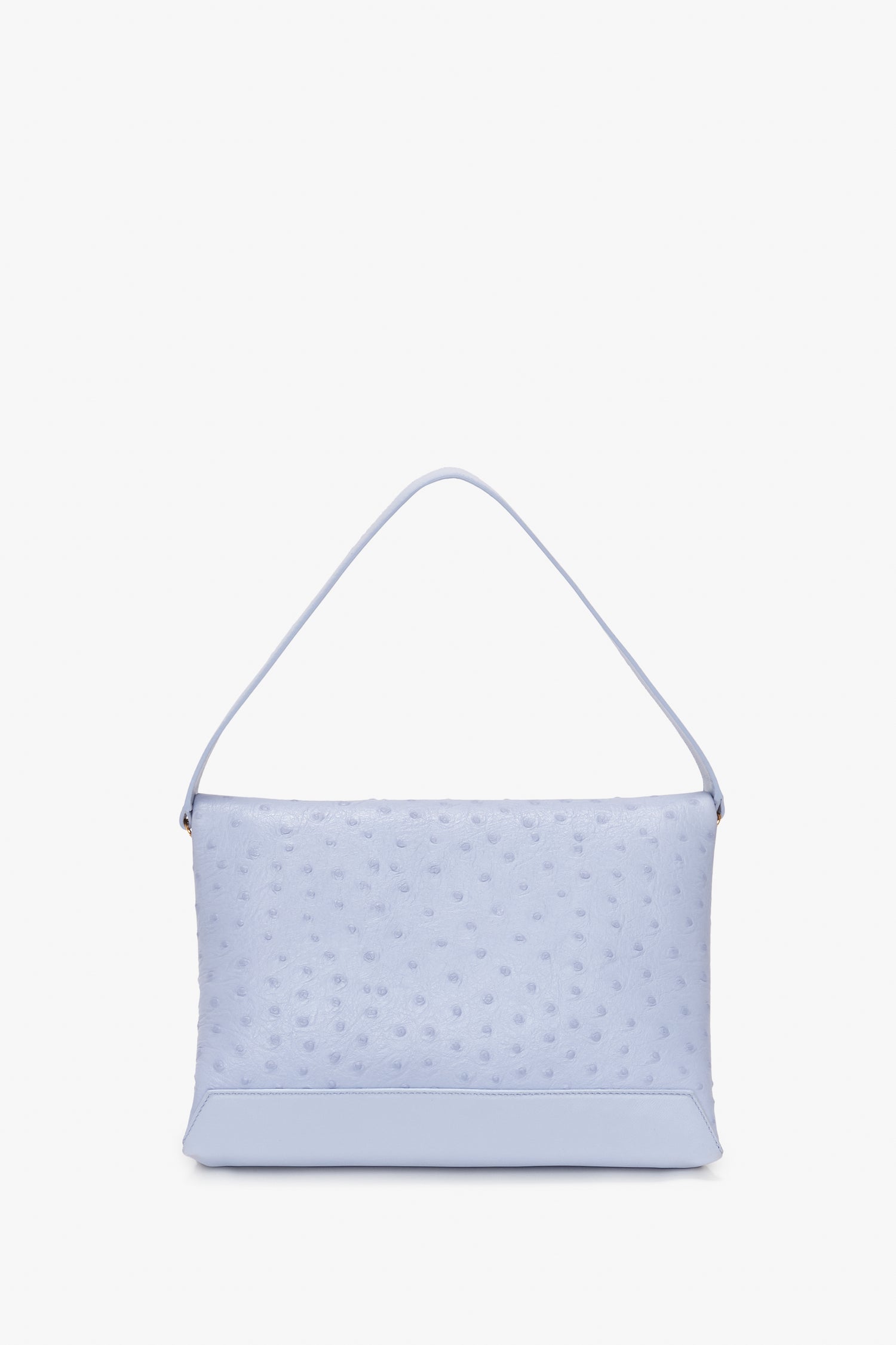 ハンドバッグ VICTORIA BECKHAM PUFFY LEATHER POUCH WITH CHAIN Chain Pouch With Strap In Frost Ostrich-Effect Leather