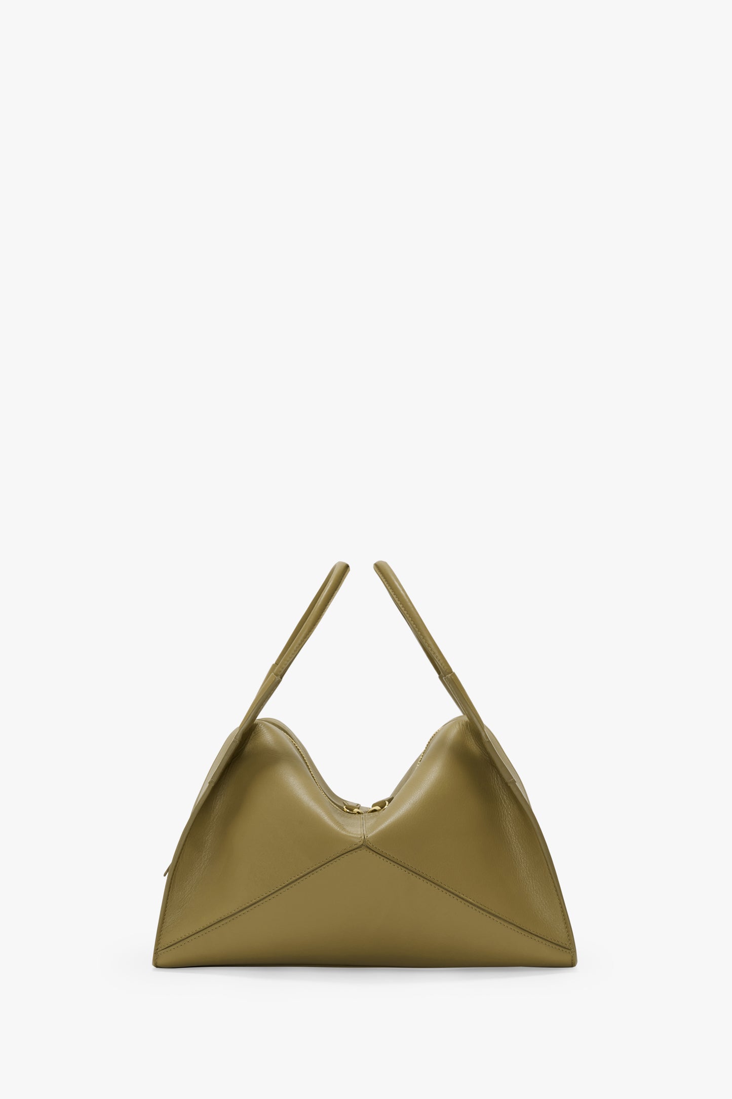 Victoria Plié Bag In Cactus Green Leather