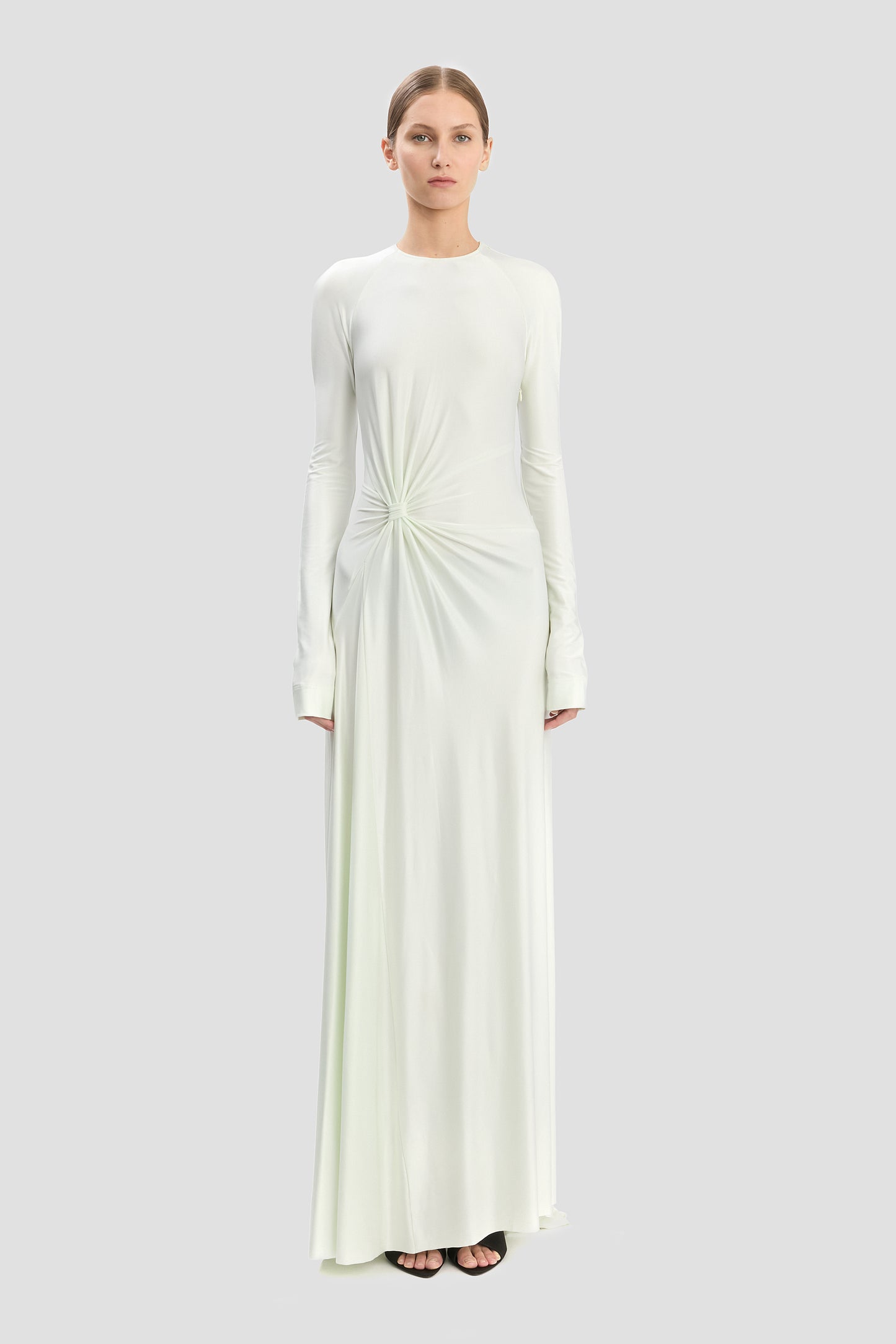 Twist Gown In Aloe