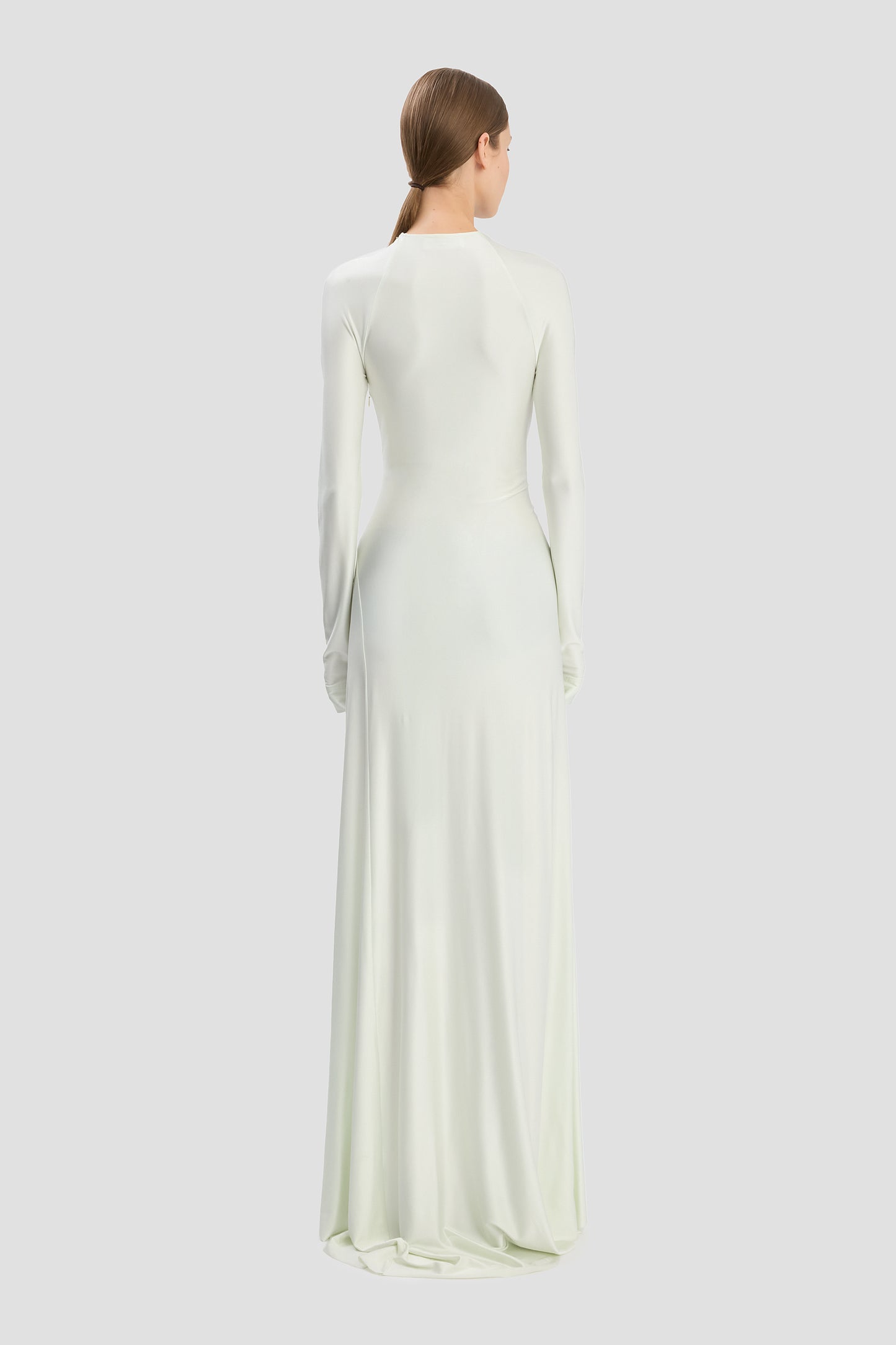 Twist Gown In Aloe