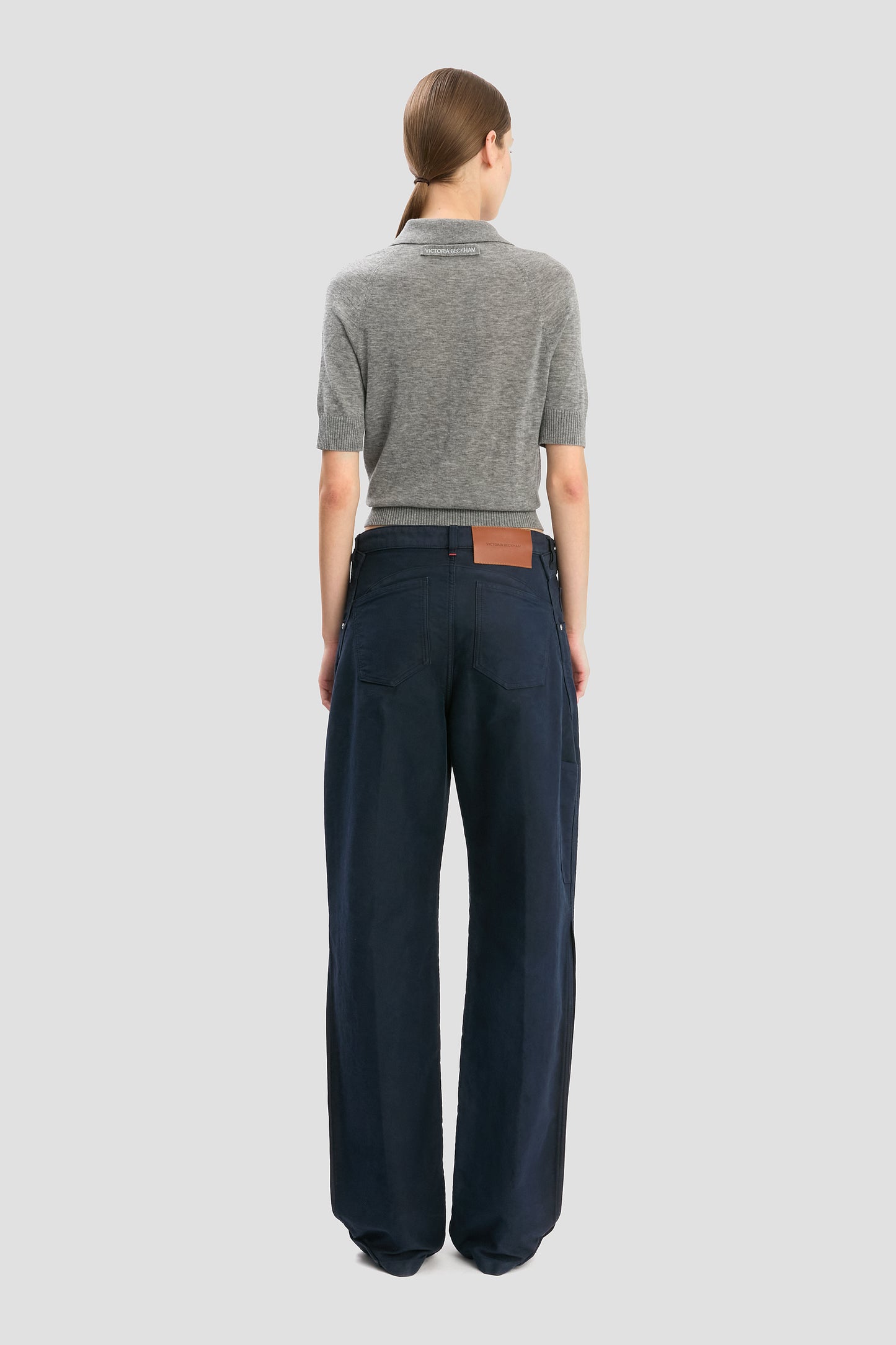 Split Utility Trouser In Navy