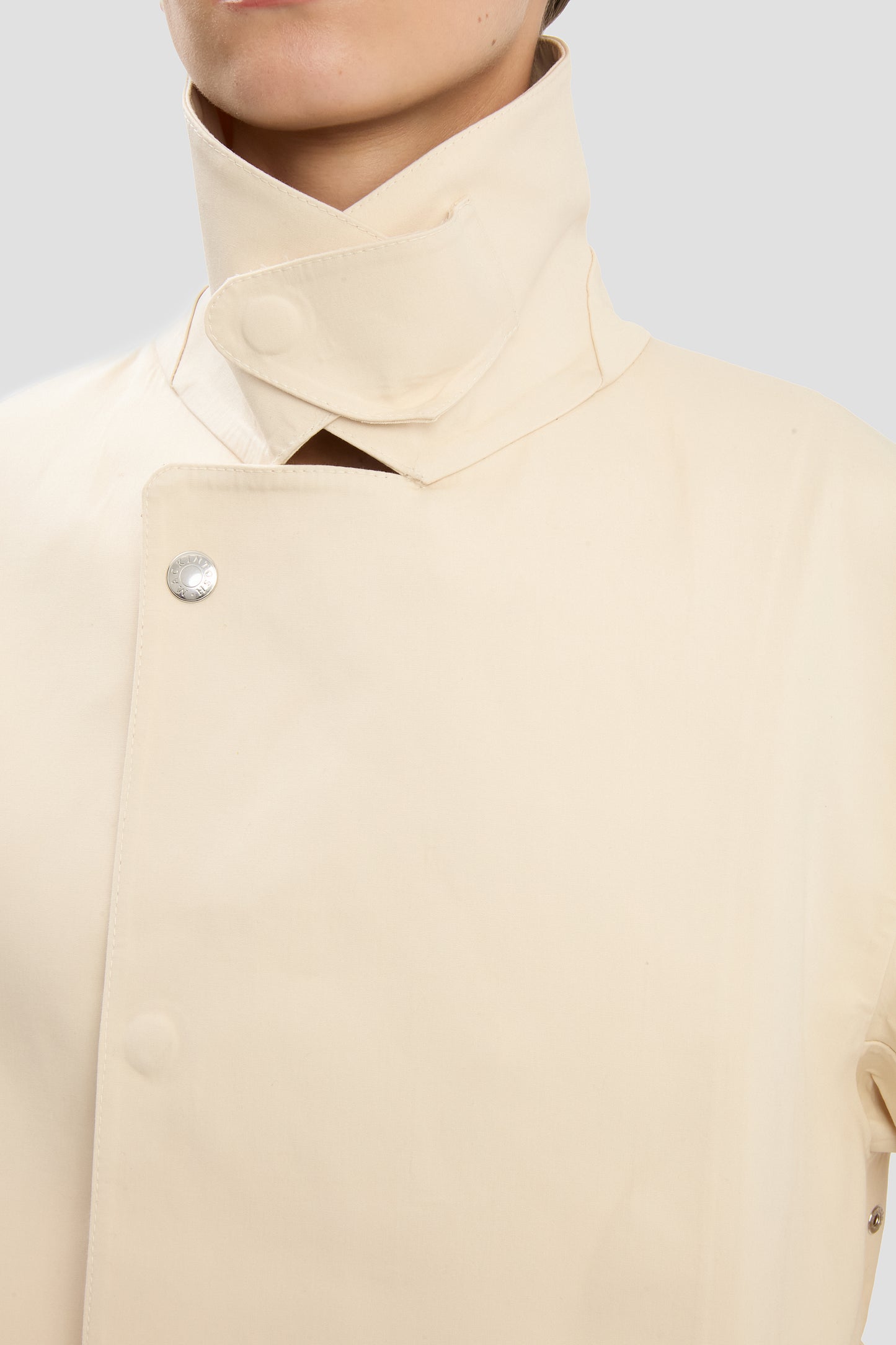 VB X Mackintosh Caban Coat In Putty