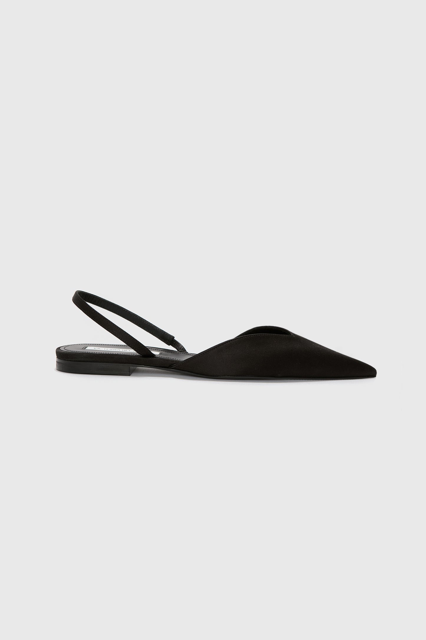 Victoria Angle Halter Back Flat Satin