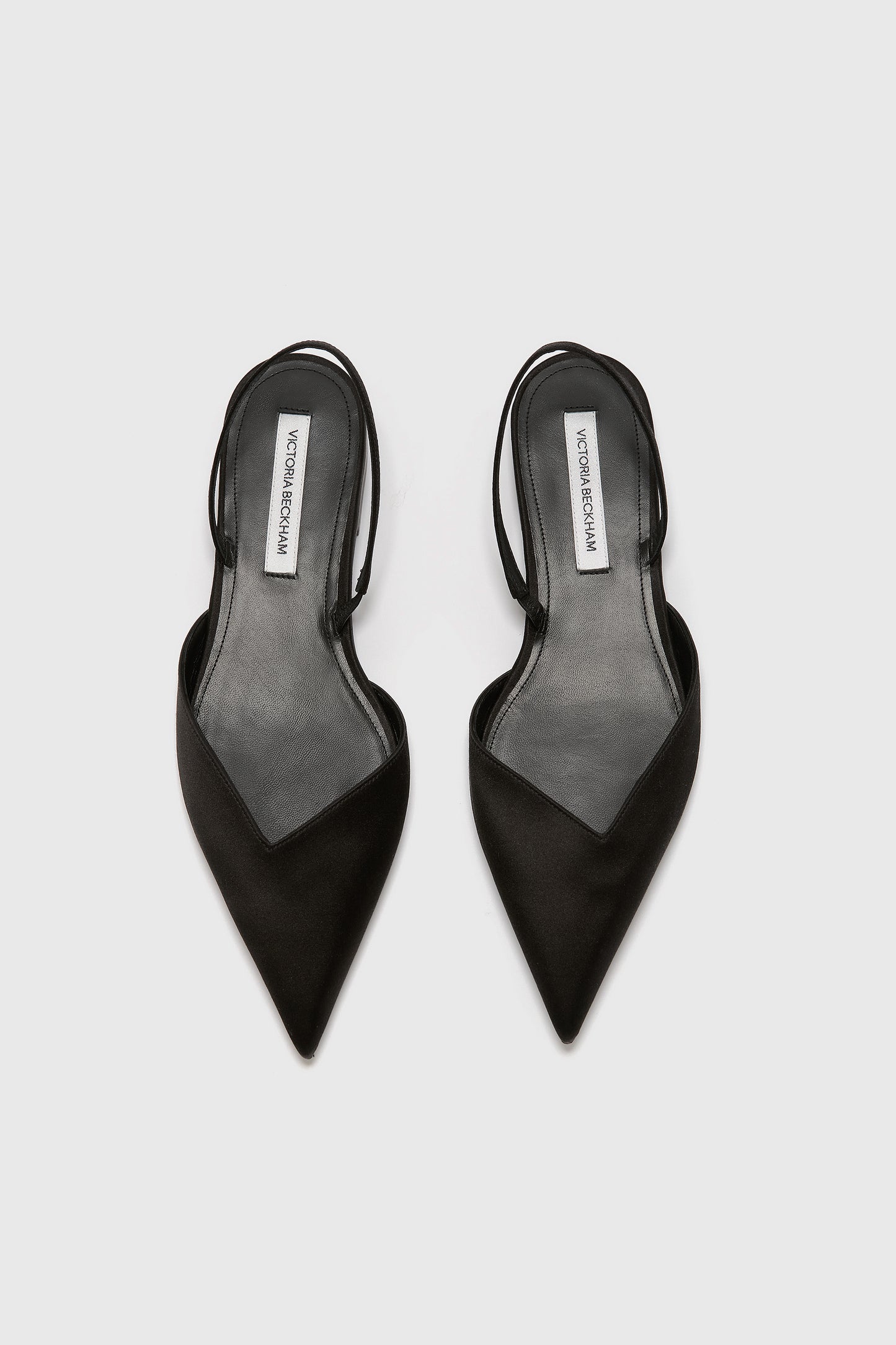 Victoria Angle Halter Back Flat Satin