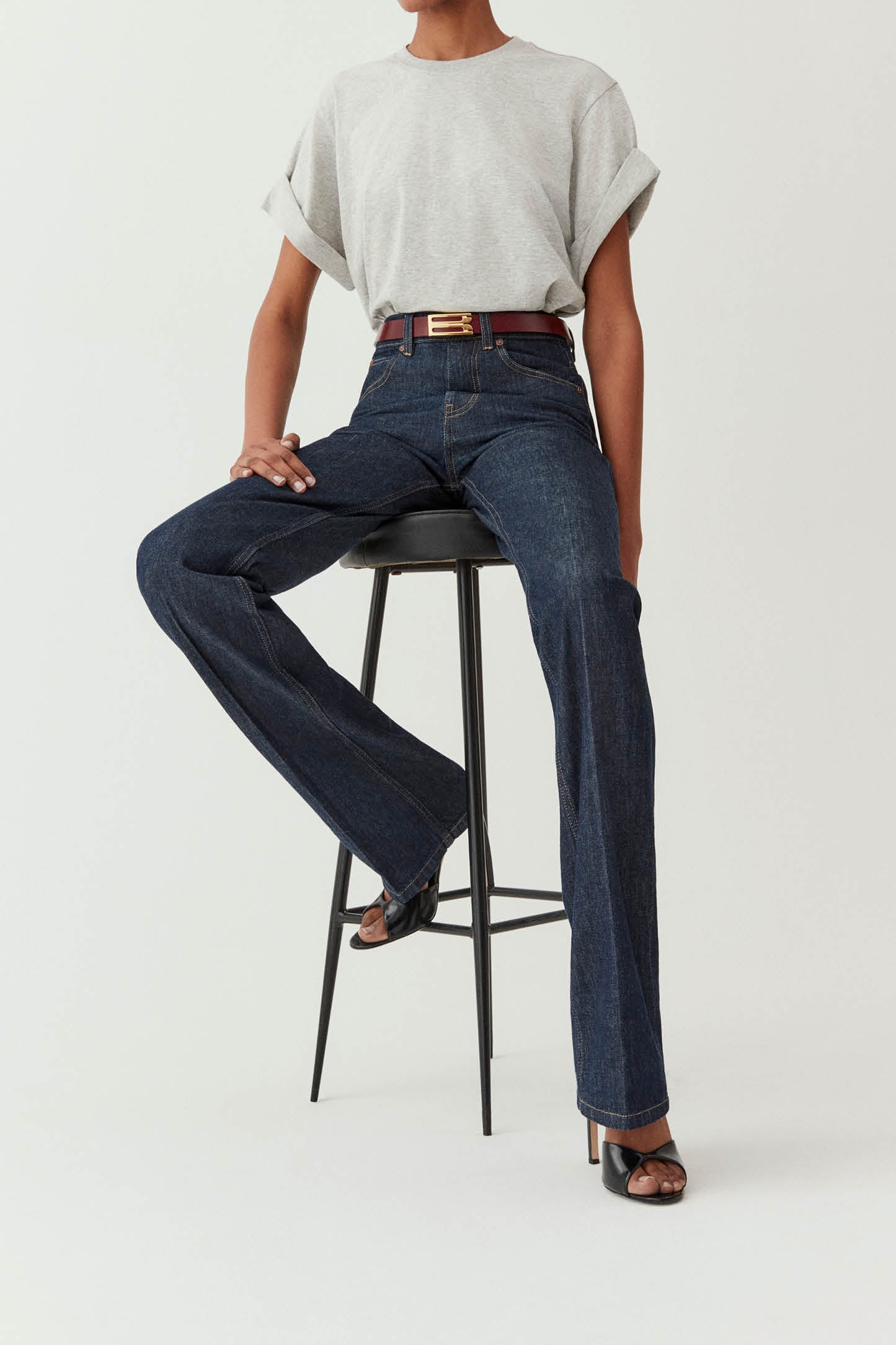 Julia High Waisted Jean In Indigo Rinse
