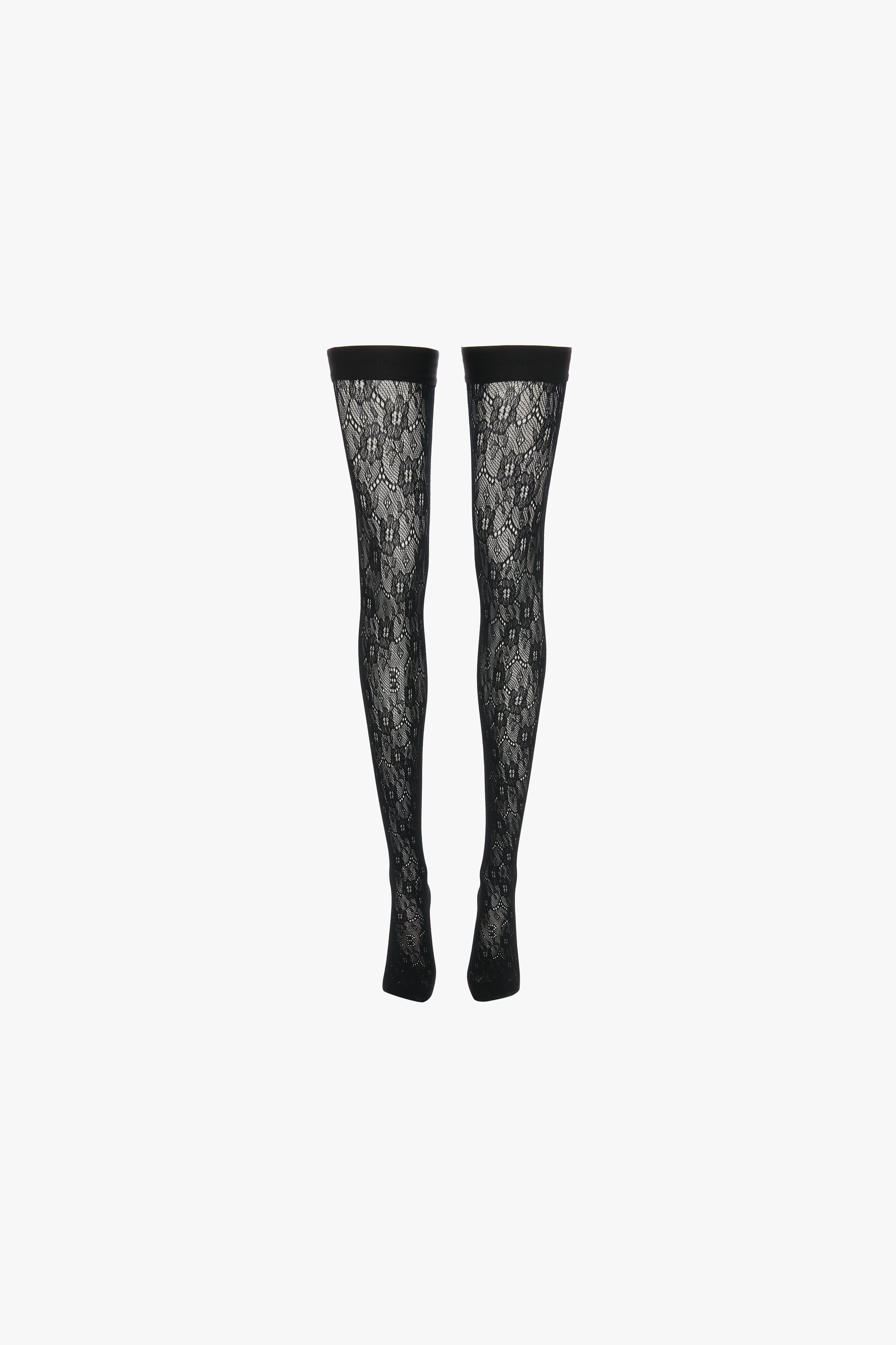 VB Monogram Lace Hold Ups