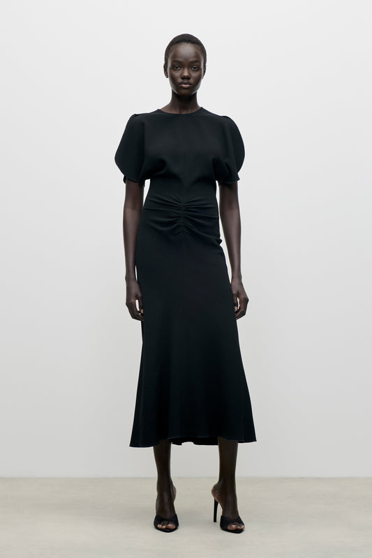 Bela Midi Dress In Black