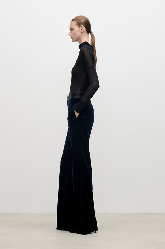 Alina Trouser In Dark Navy