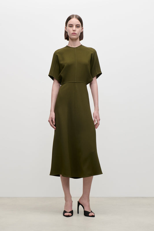 Eleanor Midi Dress In Green