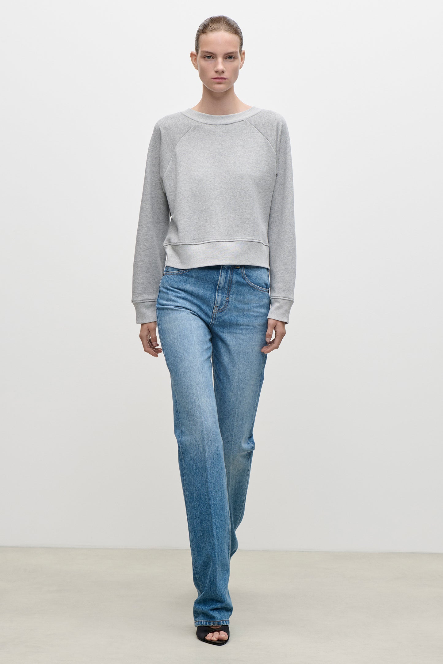 Constance Sweatshirt In Grey Marl