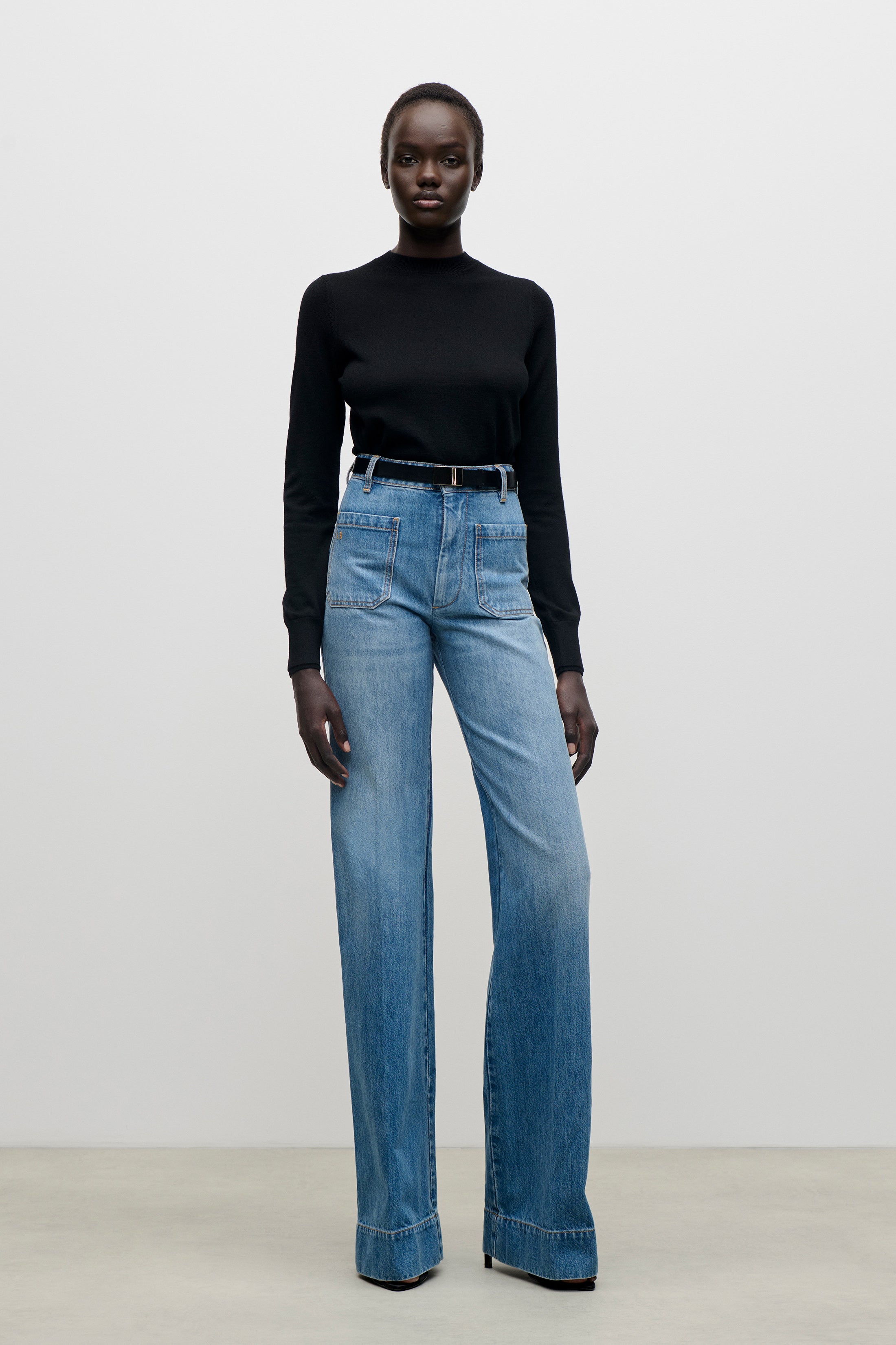Alina Jean In Worn Blue Wash