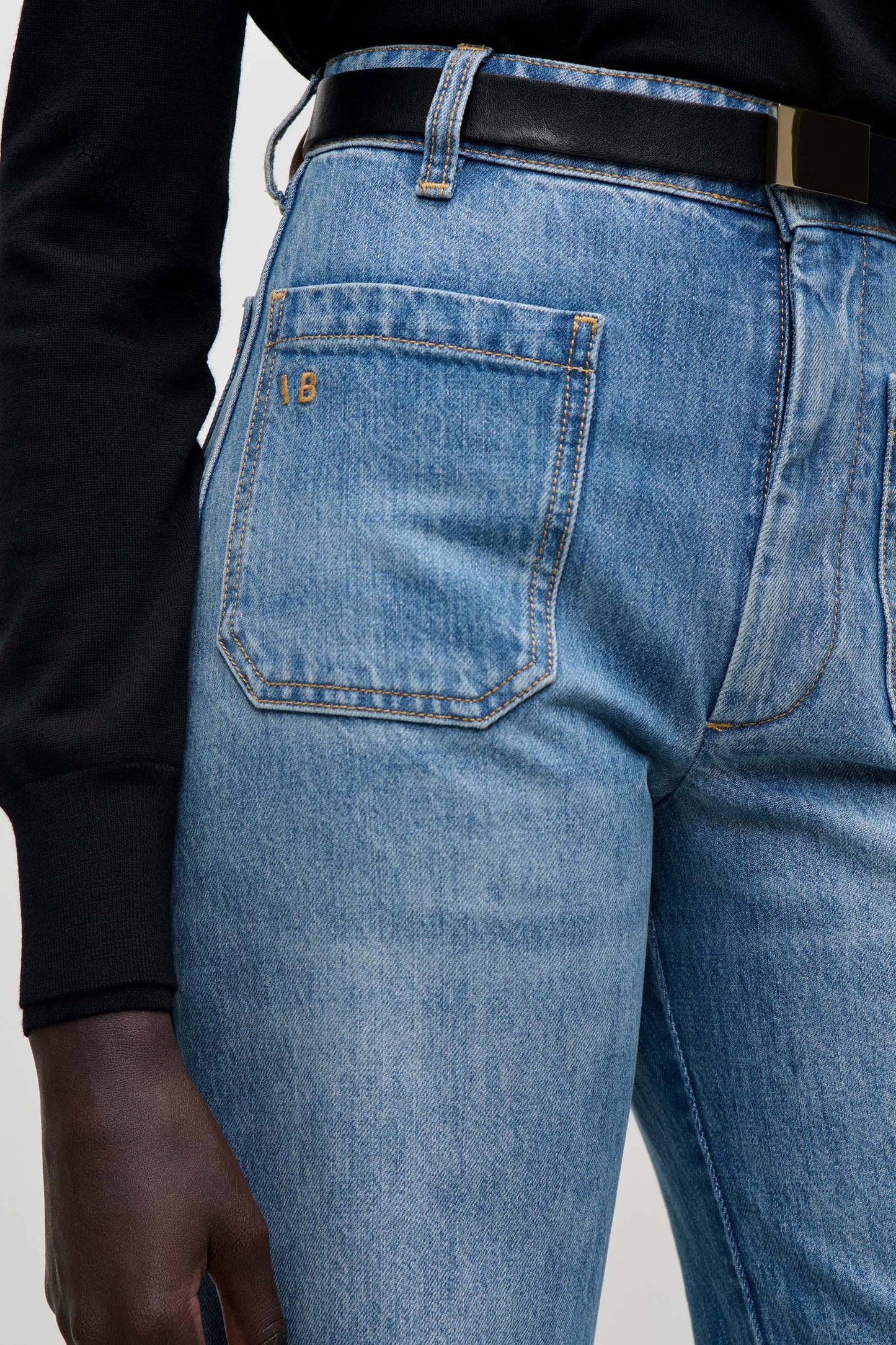Alina Jean In Worn Blue Wash
