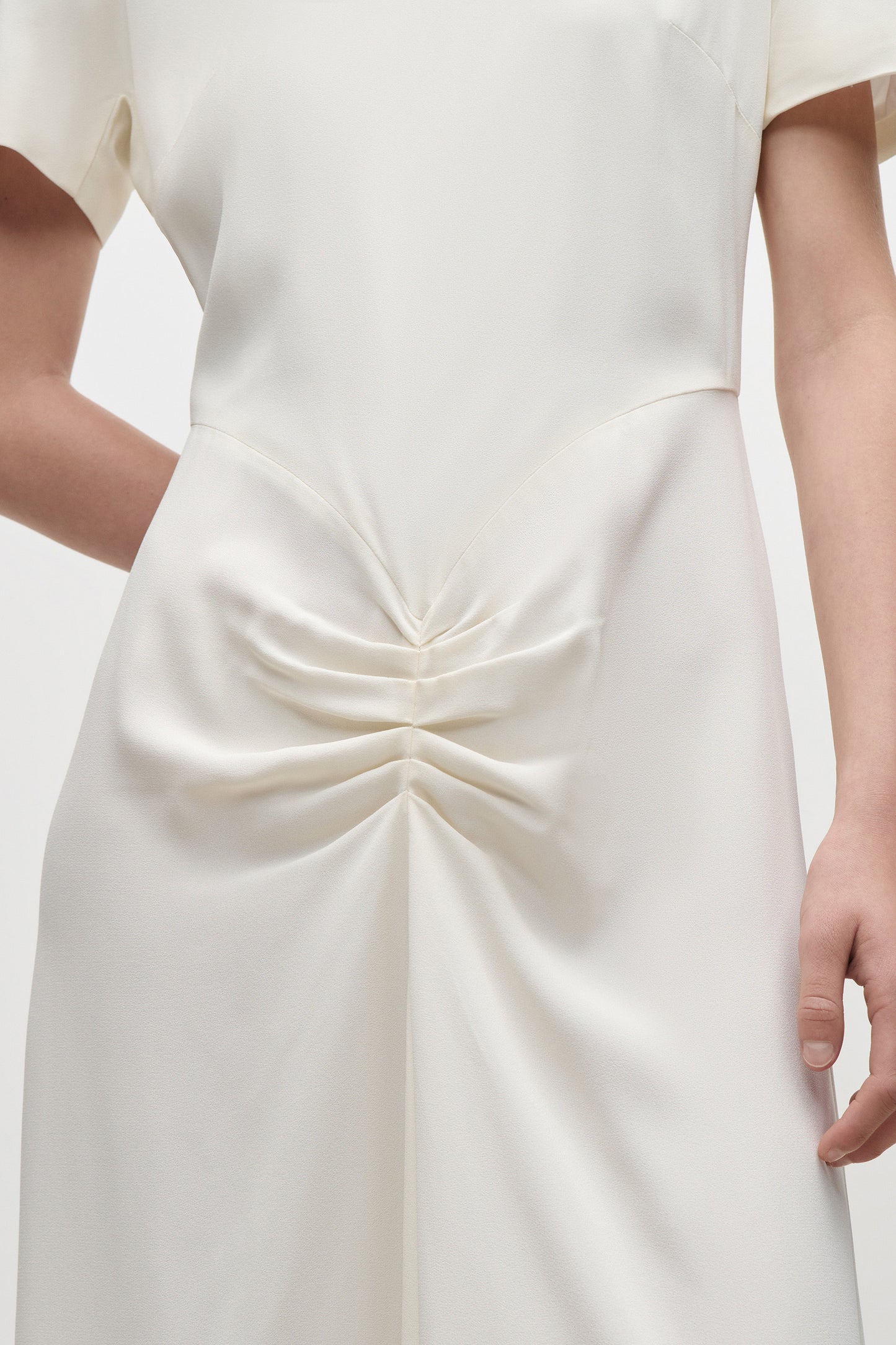 Blaire Midi Dress In Ivory