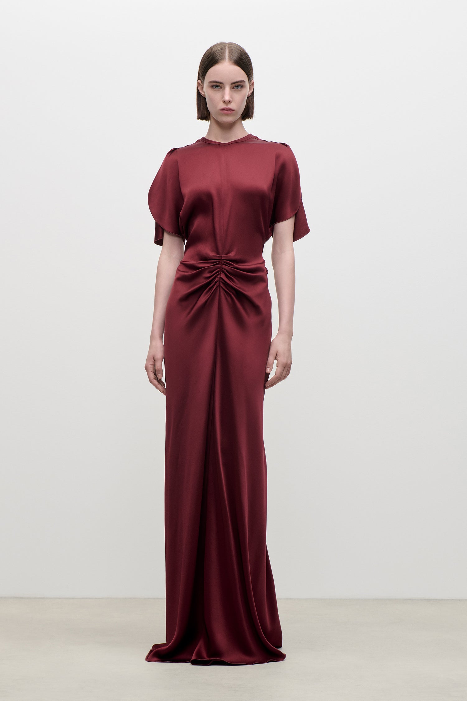 Isabella Gown In Burgundy