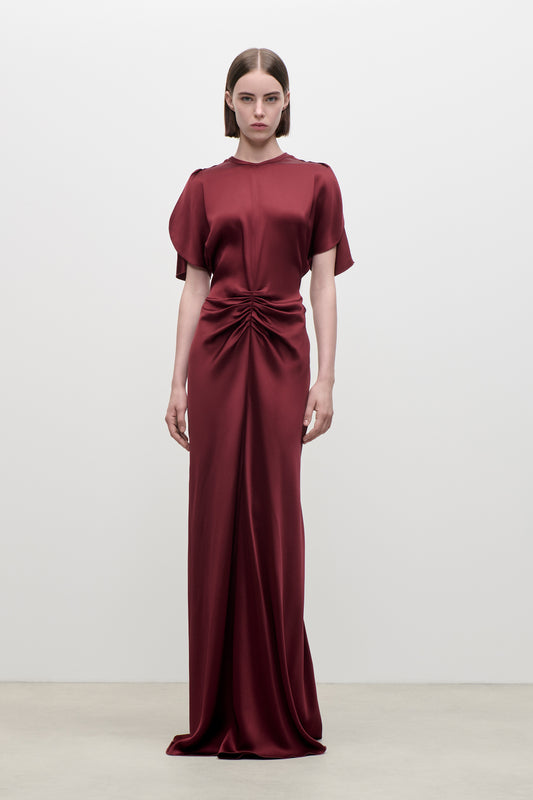 Isabella Gown In Burgundy