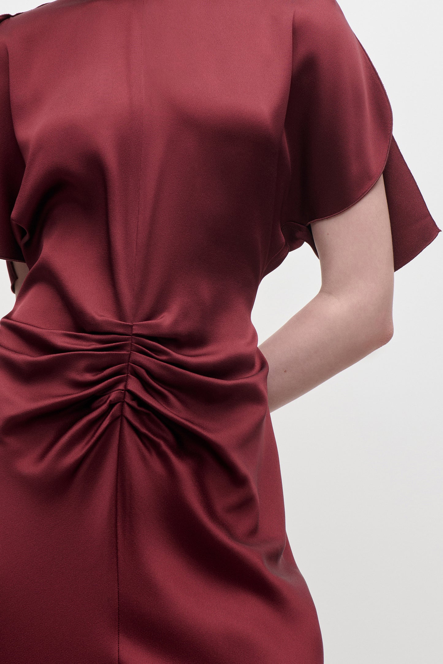 Isabella Gown In Burgundy