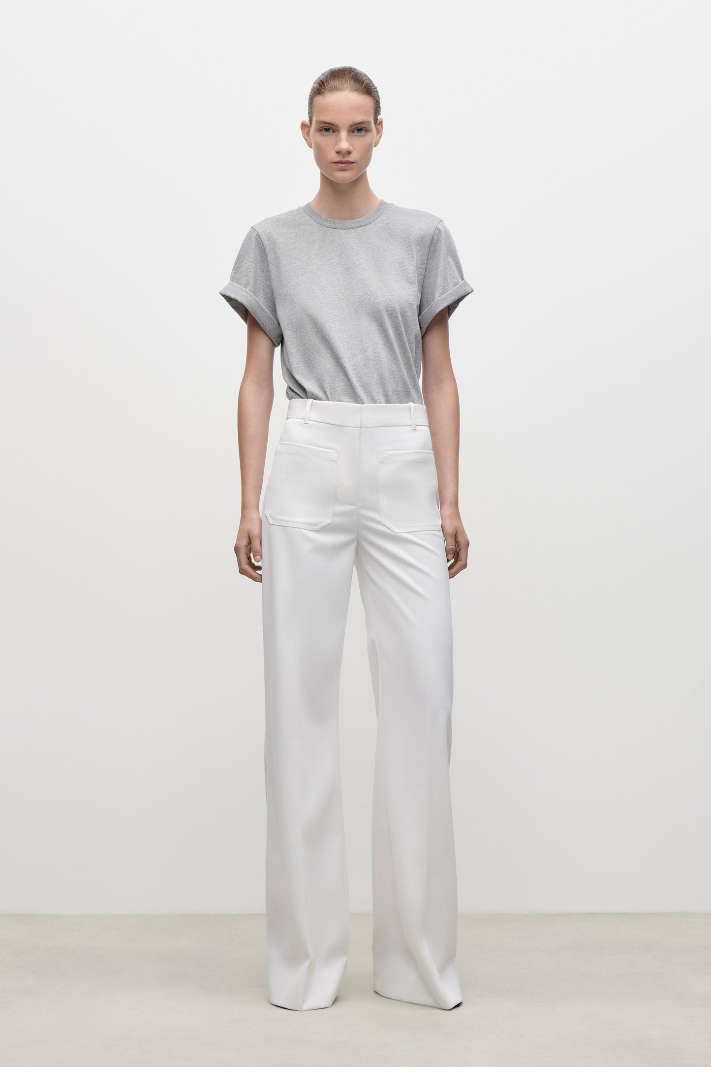 Alina Trouser In Ivory