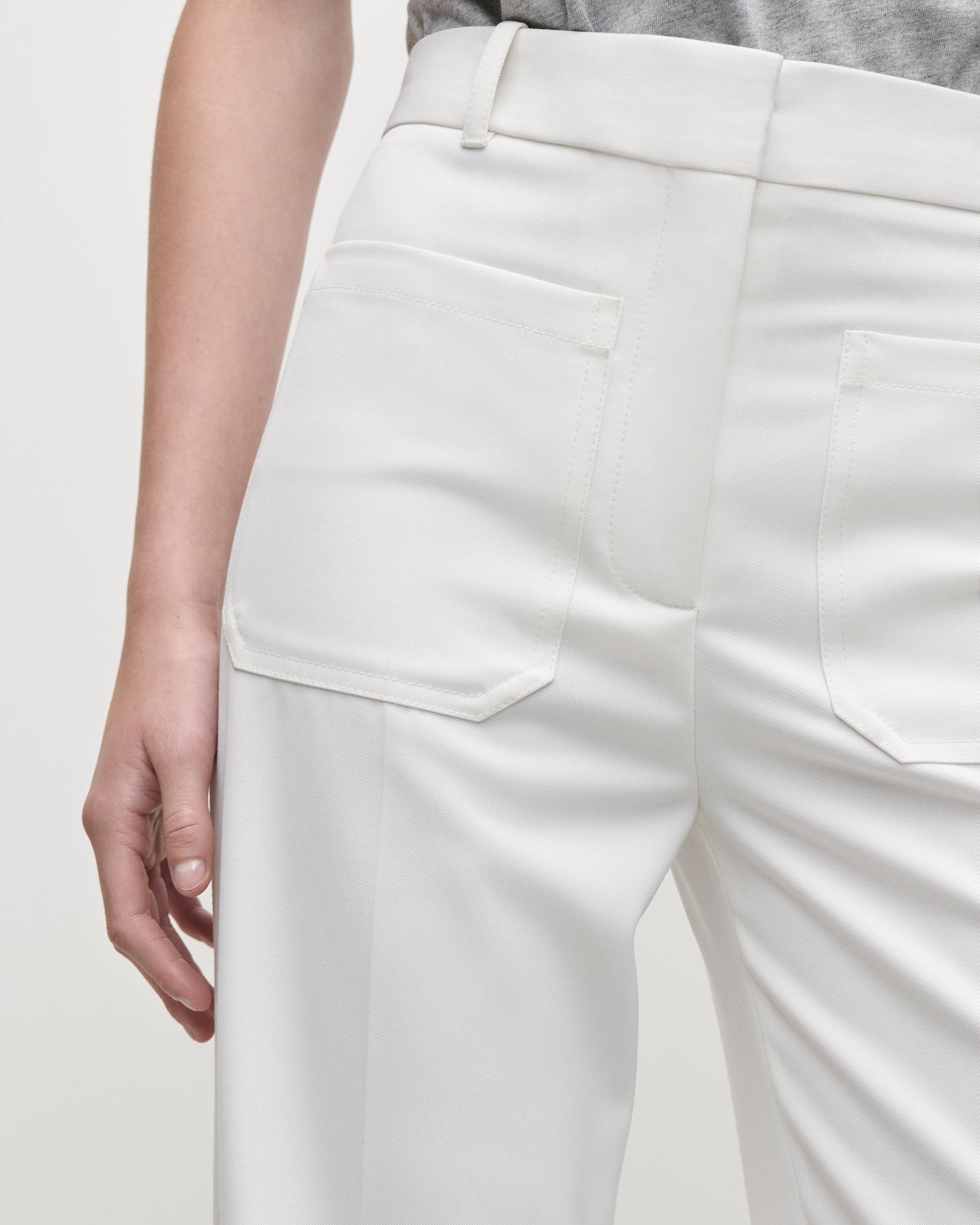 Alina Trouser In Ivory