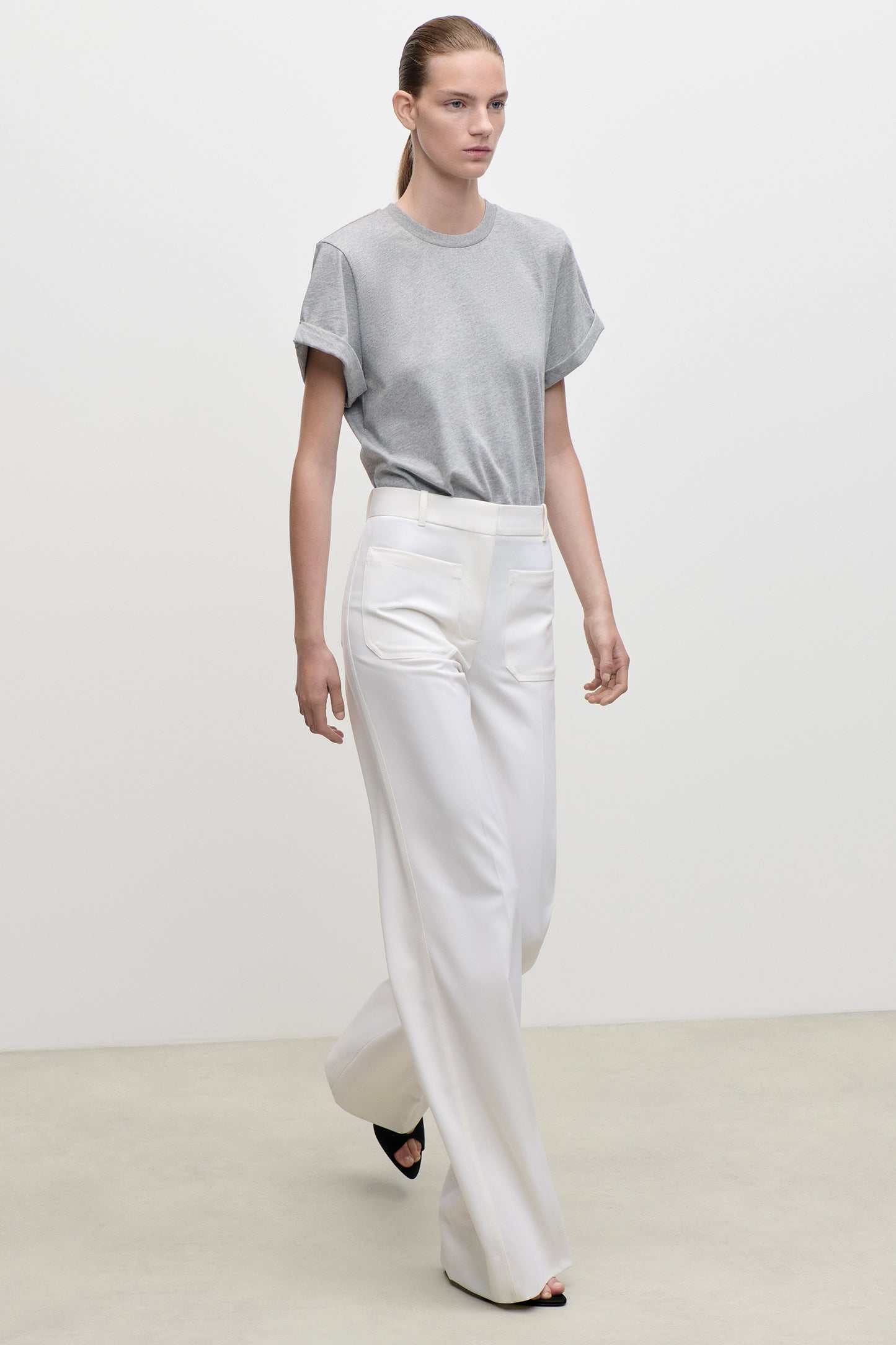 Alina Trouser In Ivory