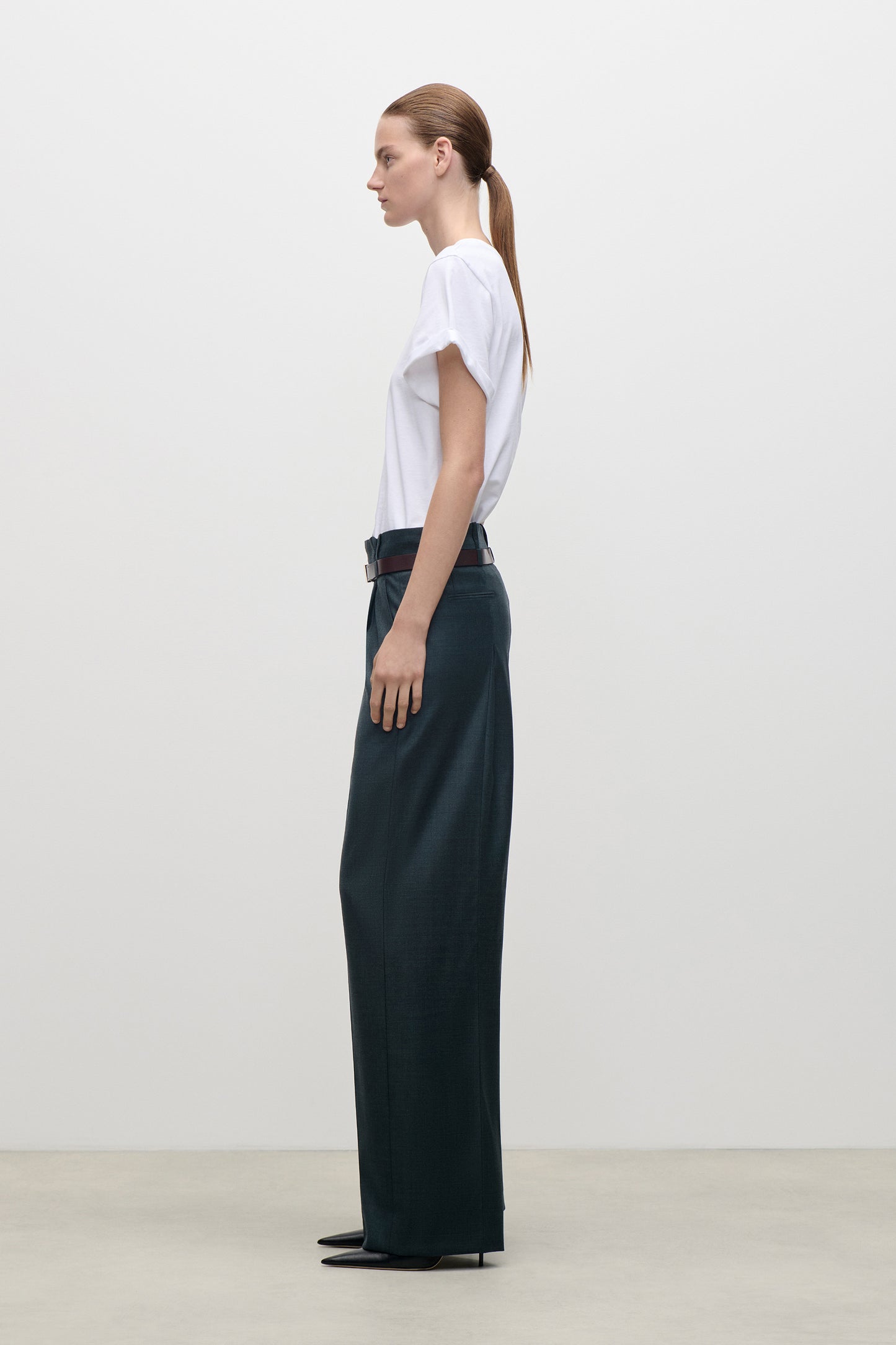 Ethel Trouser In Dark Teal