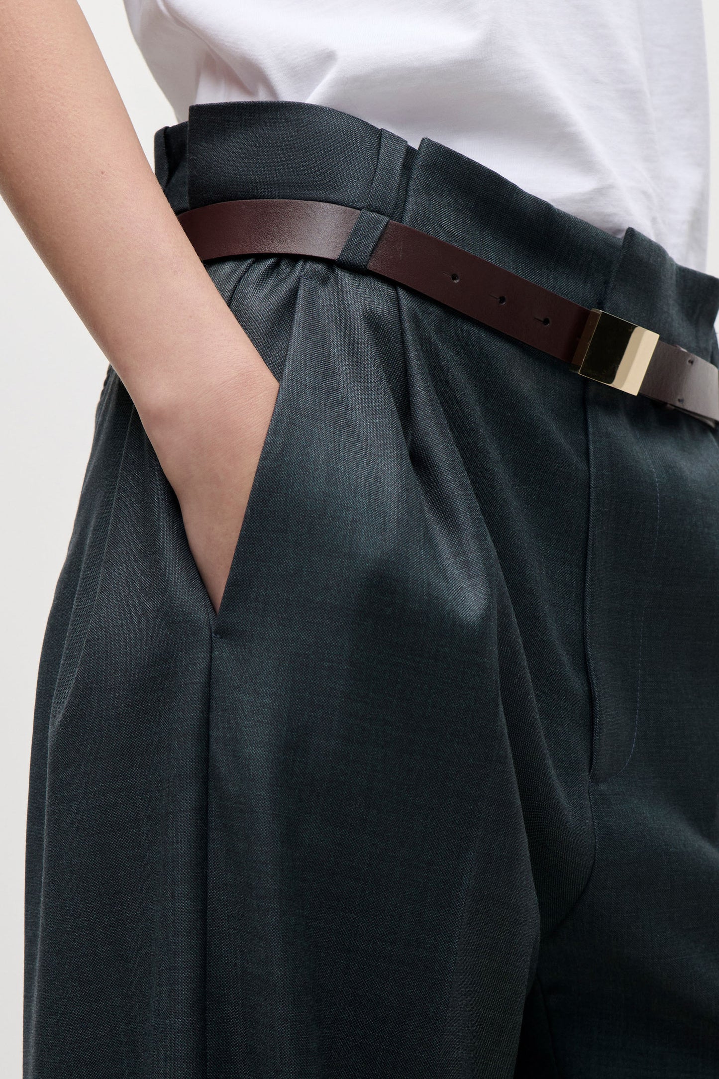 Ethel Trouser In Dark Teal