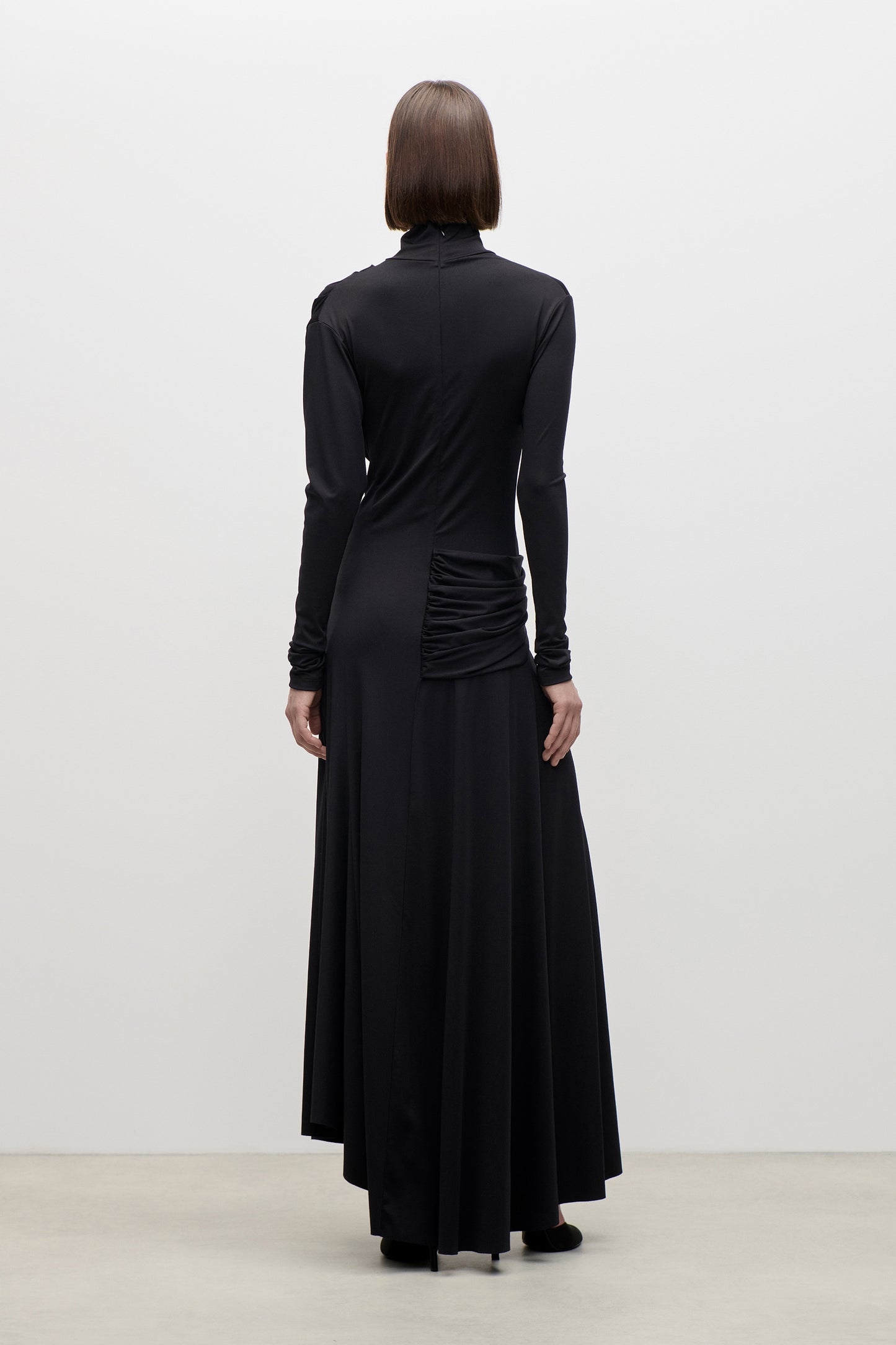 Letice Midi Dress In Black