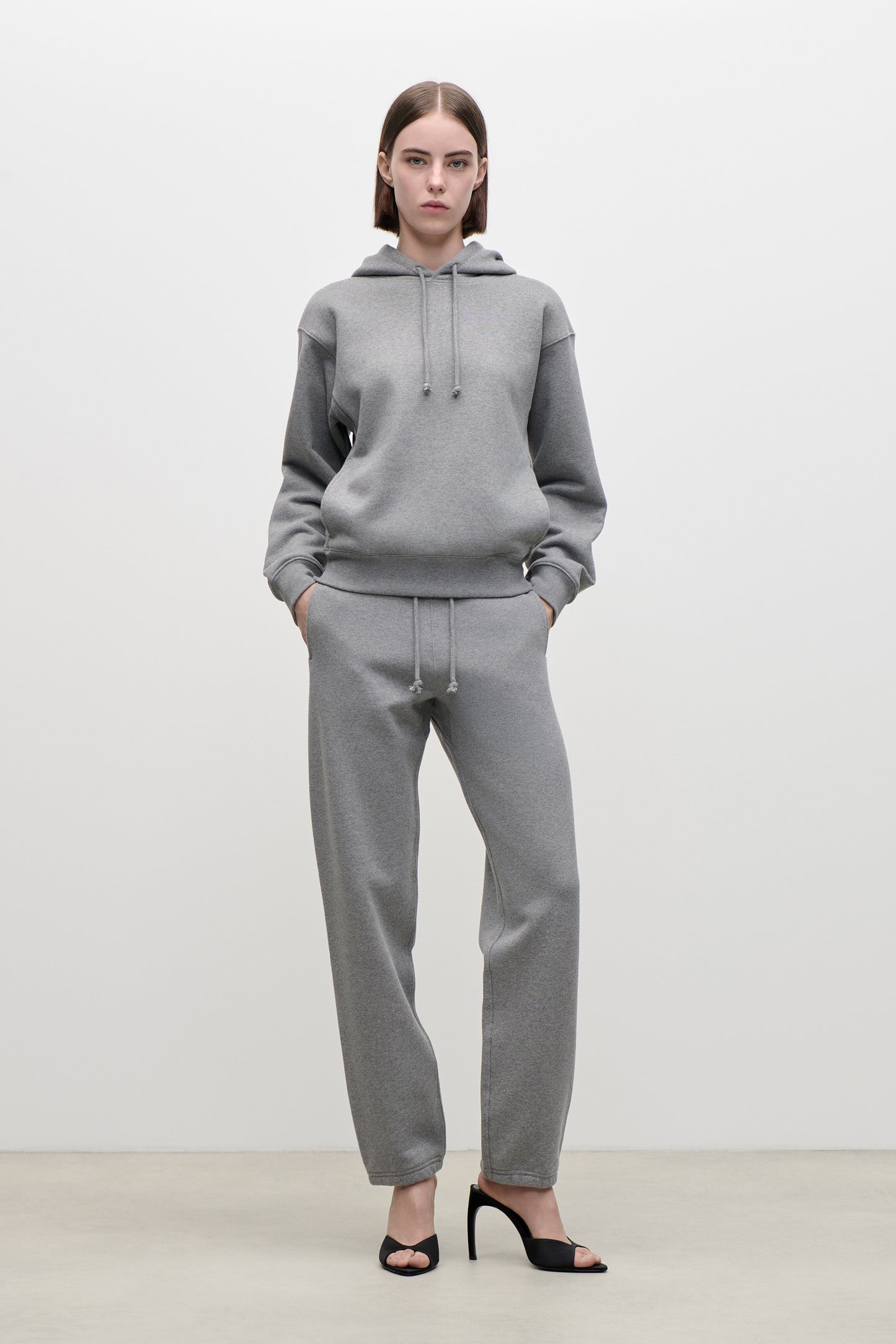 Jules Jogger In Mid Grey Marl