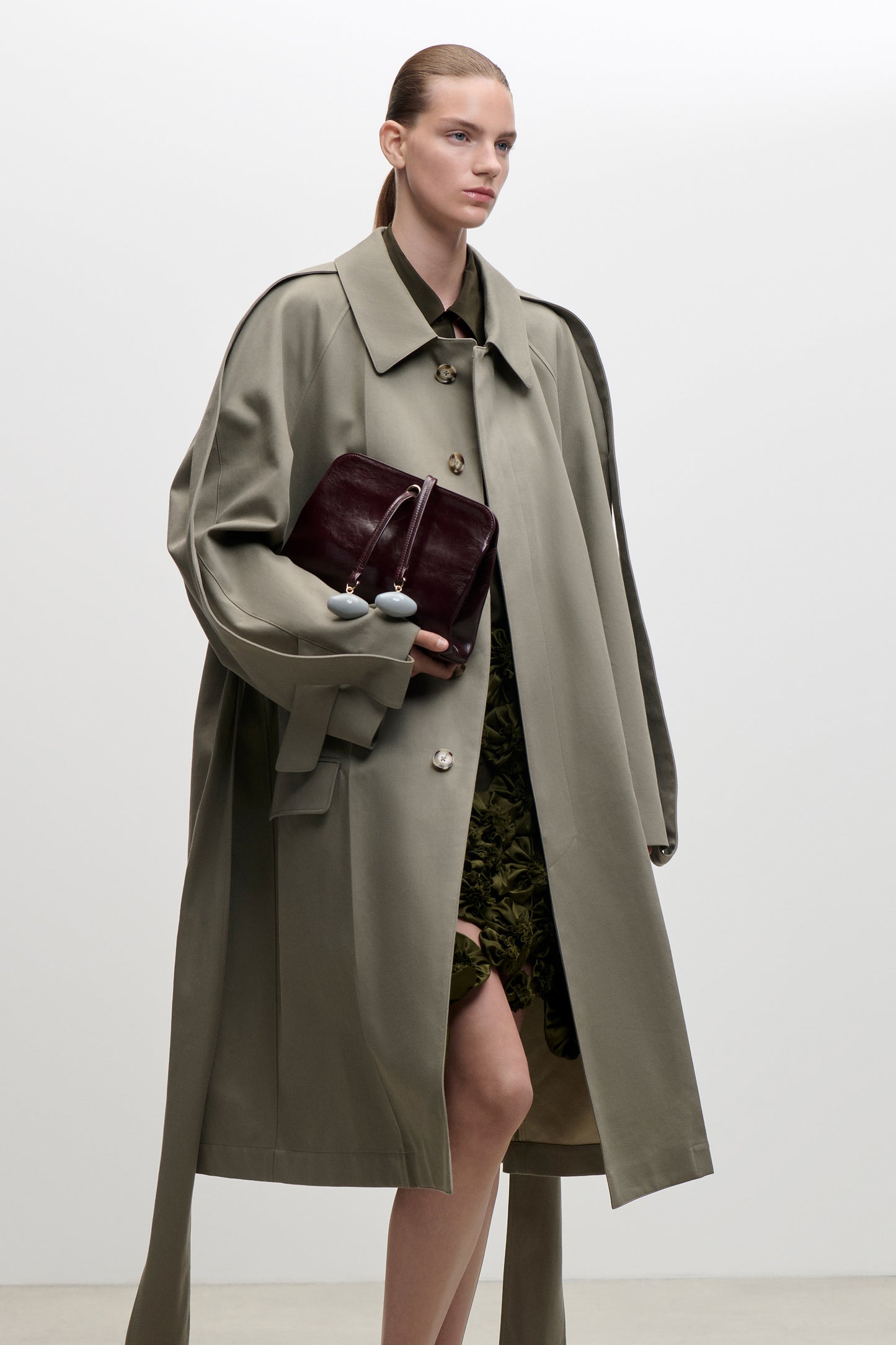 Car Coat In Beige