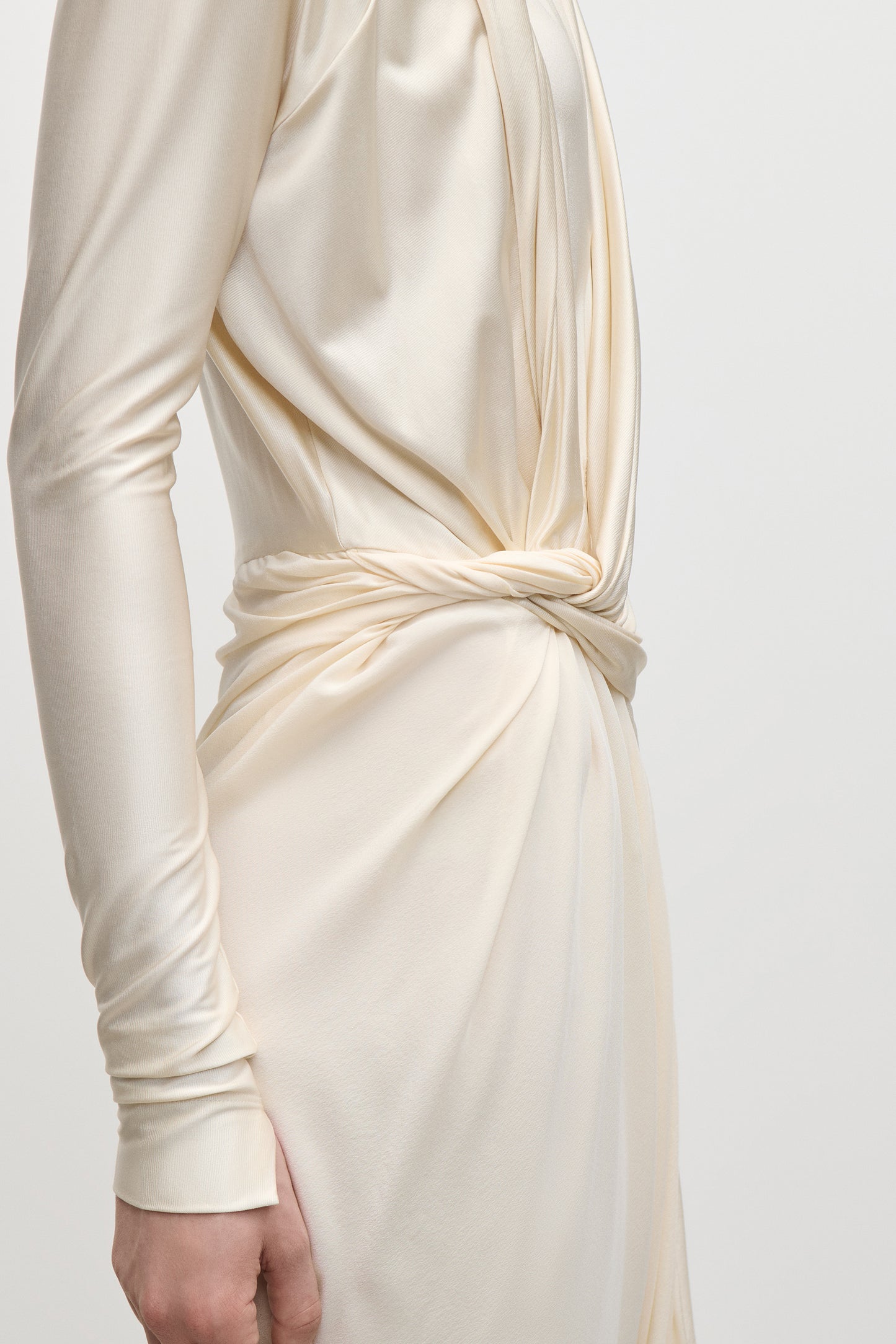 Lea Midi Dress In Ivory