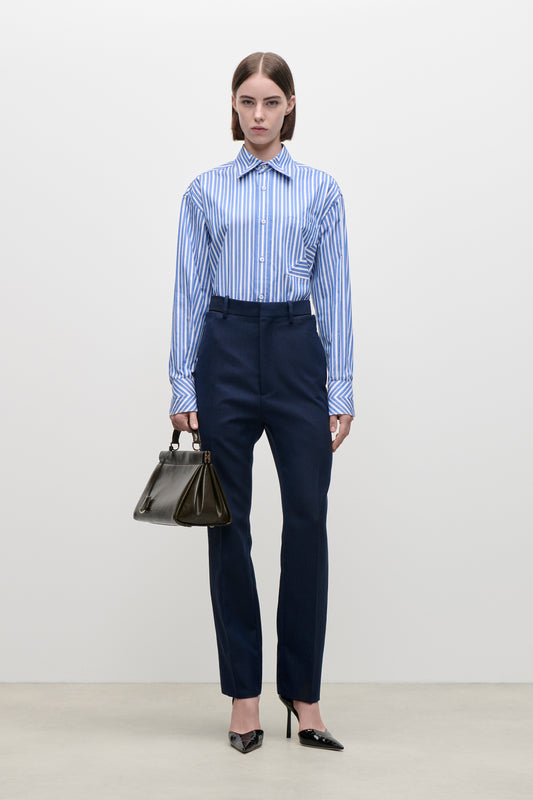 Extended Pocket Trouser In Blue