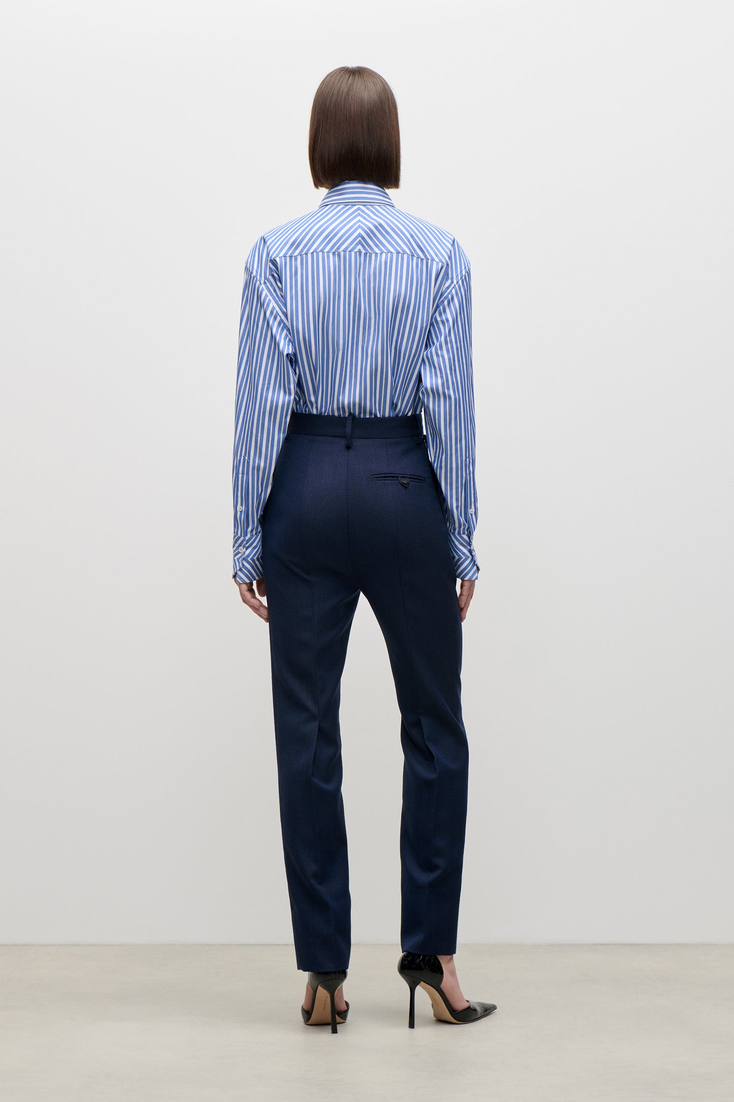 Pocket Detail Shirt In Blue