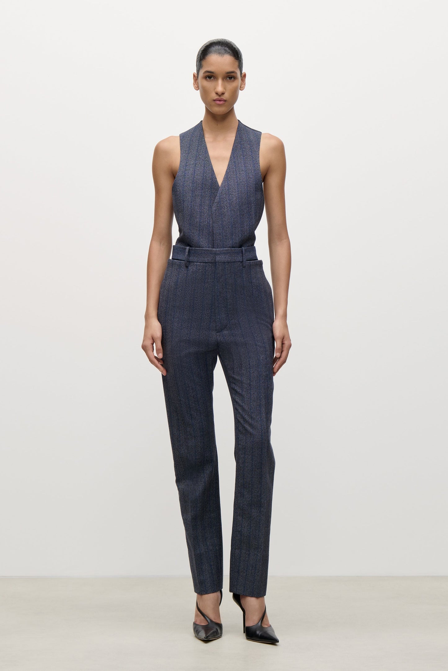 Tailored Waistcoat In Blue