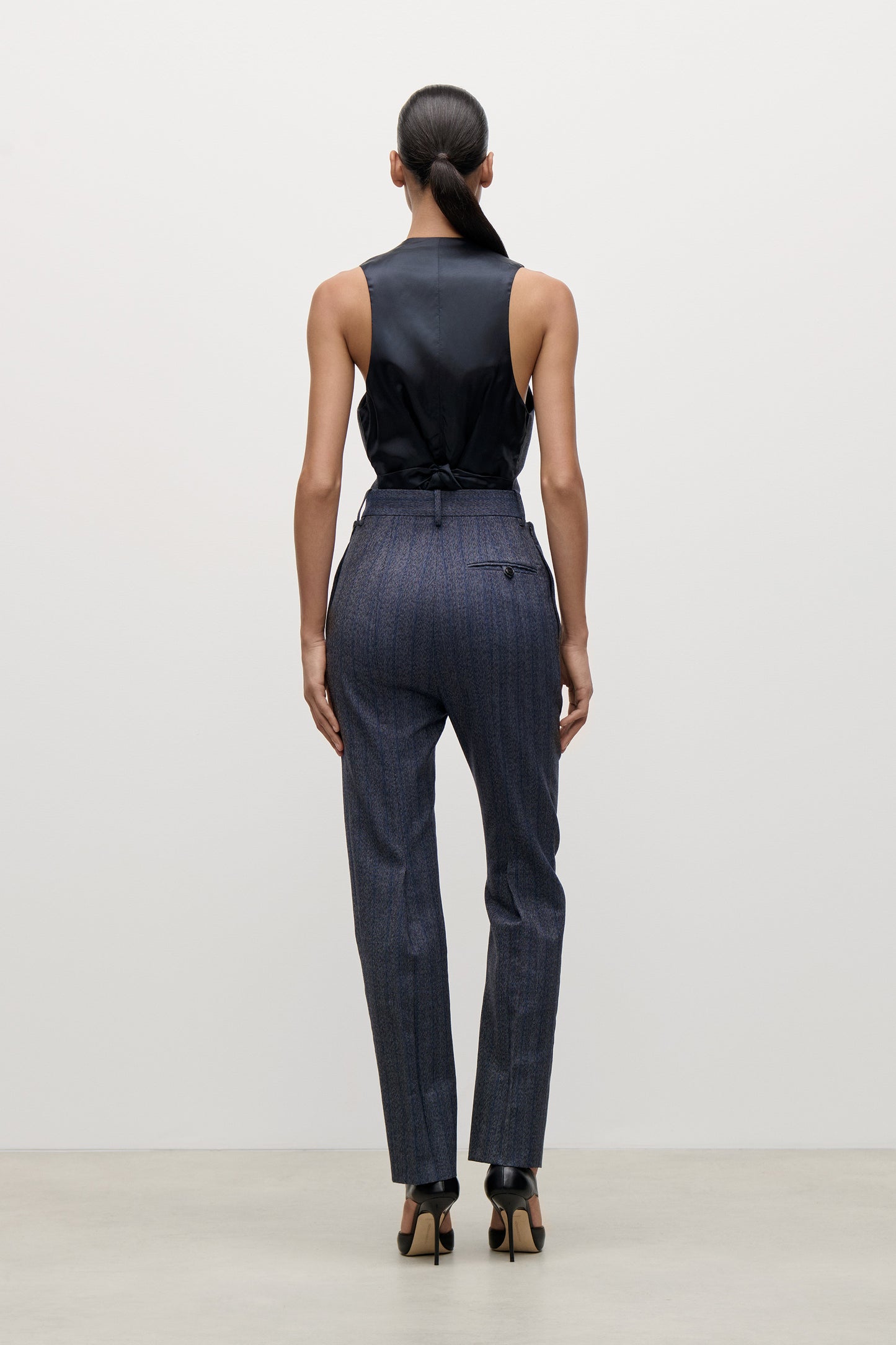 Tailored Waistcoat In Blue