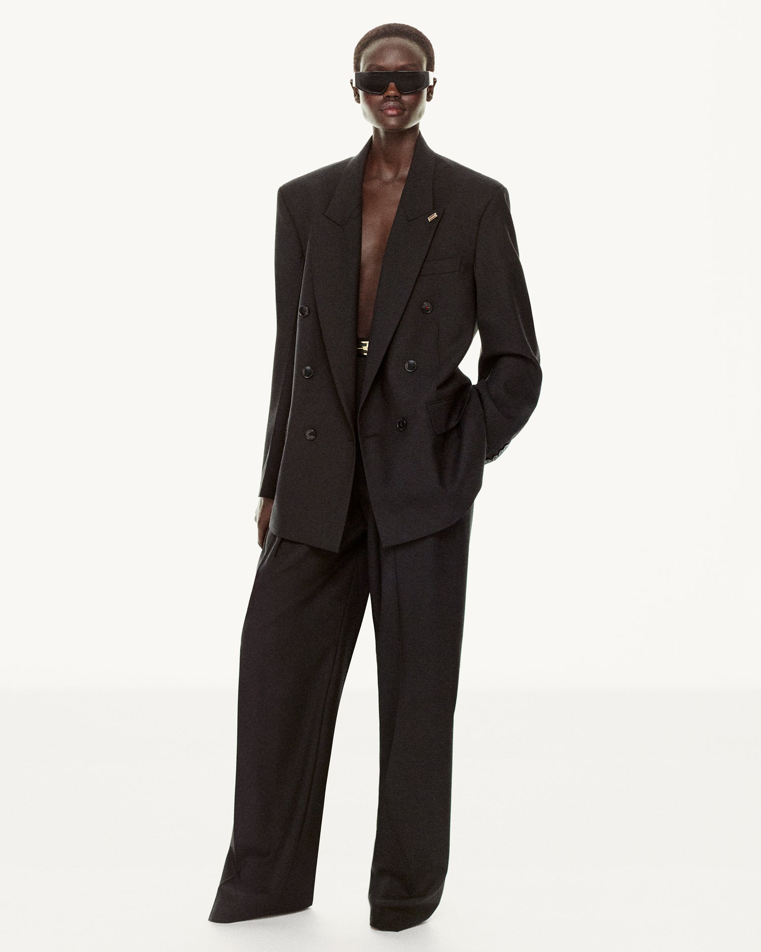 ジャケット Victoria Beckham DOUBLE-BREASTED JACKET Double Breasted Mens Jacket In Sandstorm – Victoria Beckham Inc