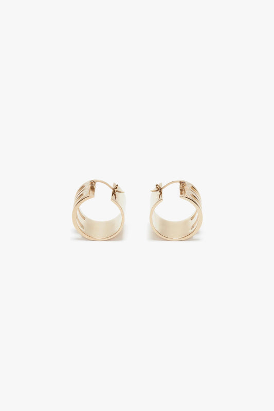 Frame Hoop Earrings In Gold