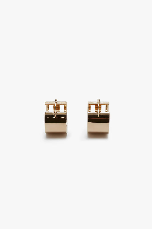 Frame Hoop Earrings In Gold