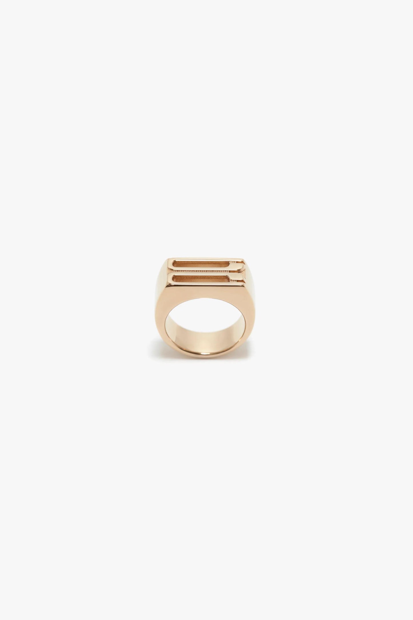 Frame Signet Ring In Gold