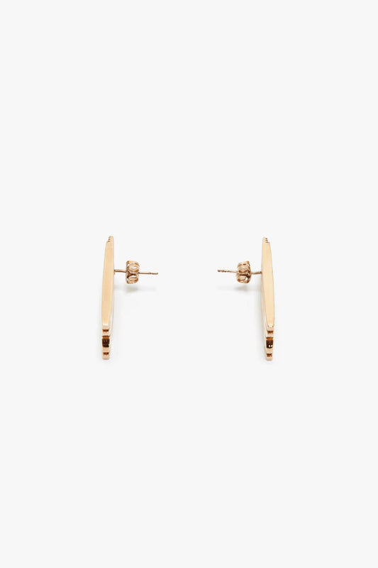 Frame Stud Earrings In Gold