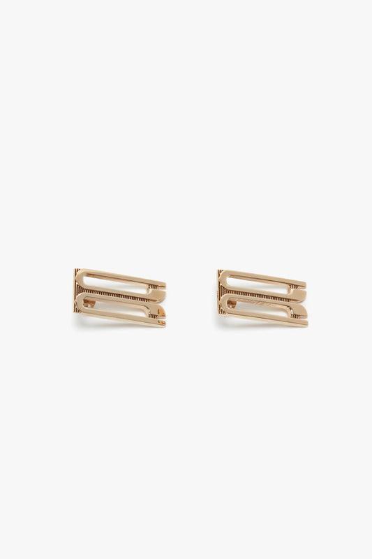 Frame Stud Earrings In Gold