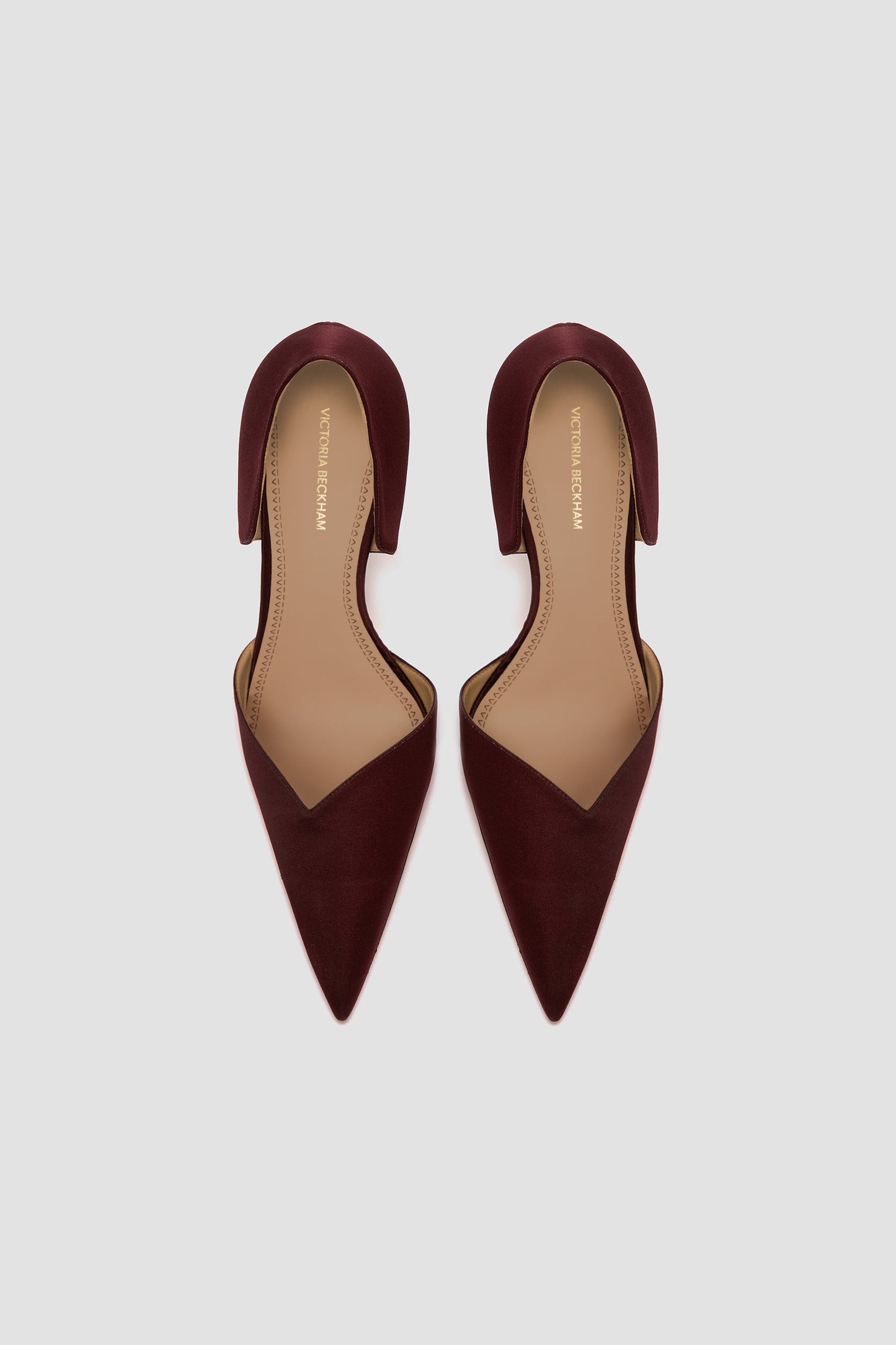 Victoria Angle D'Orsay Pump 115 Satin