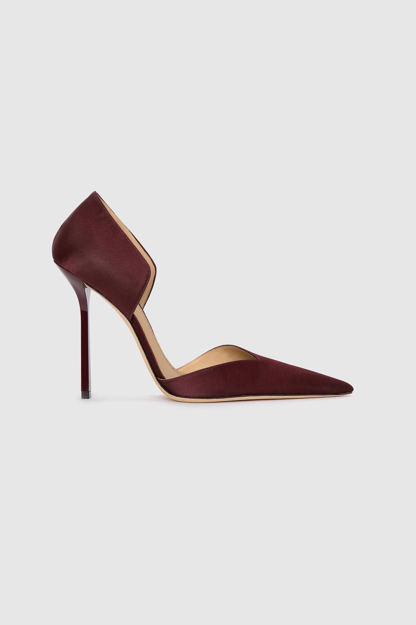 Victoria Angle D'Orsay Pump 115 Satin