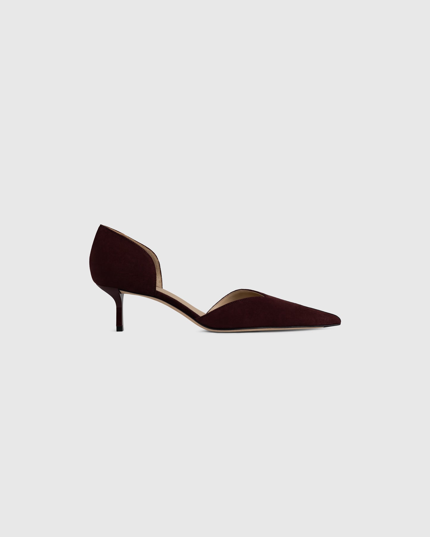 Victoria Angle D'Orsay Pump 55 Suede
